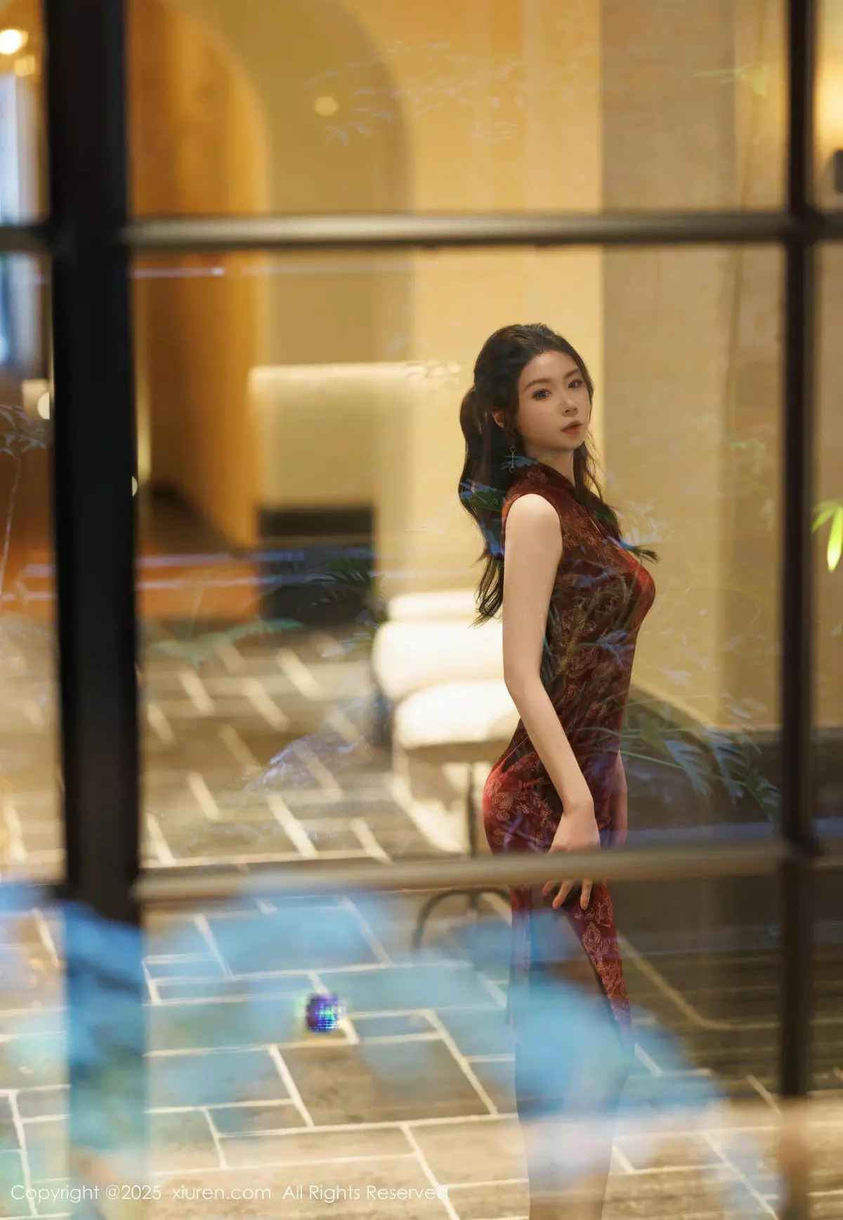 [XiuRen秀人网] 2025.04.02 No.10106 梦心玥 红色旗袍 [82P] NO.2