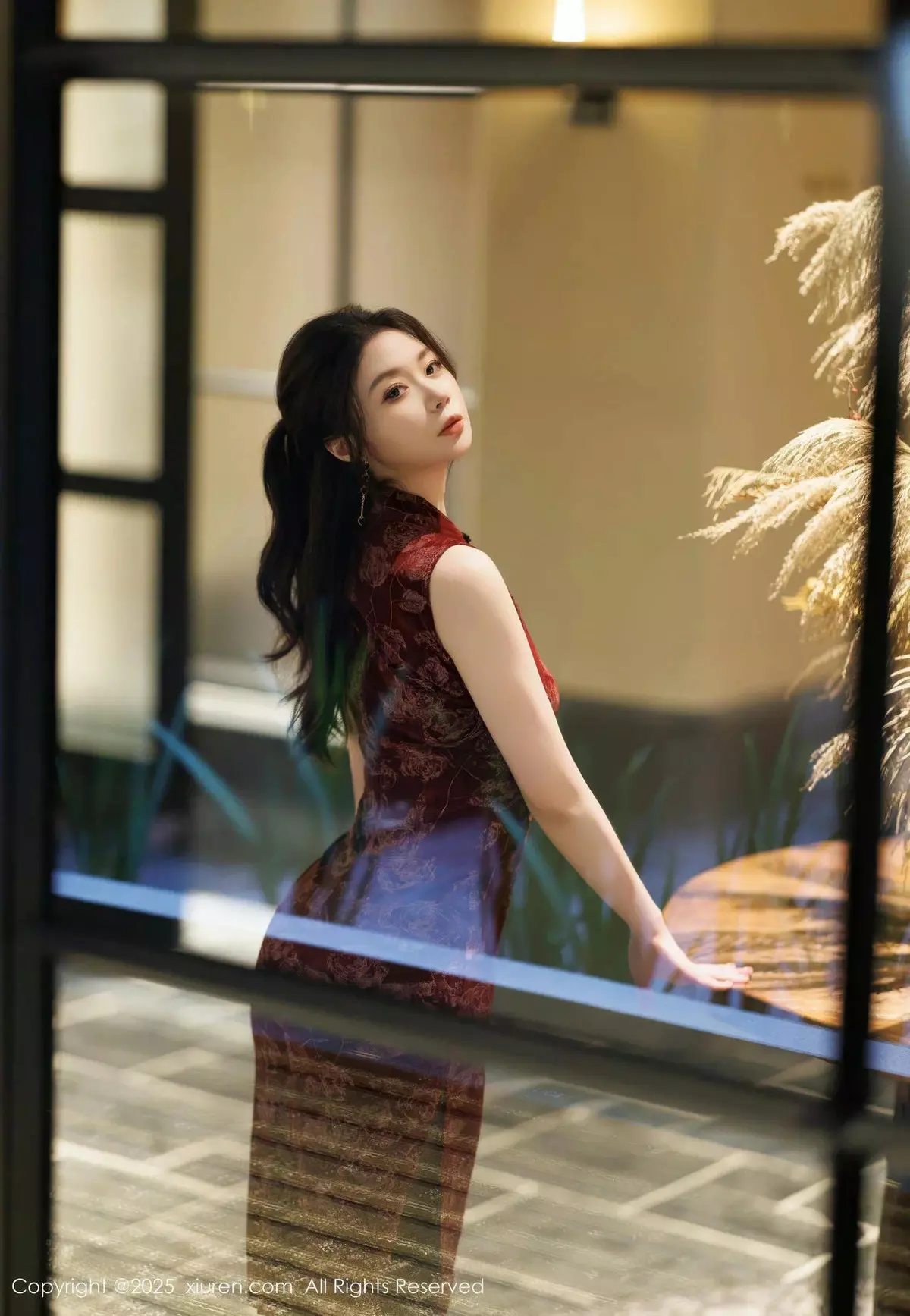 [XiuRen秀人网] 2025.04.02 No.10106 梦心玥 红色旗袍 [82P] NO.6