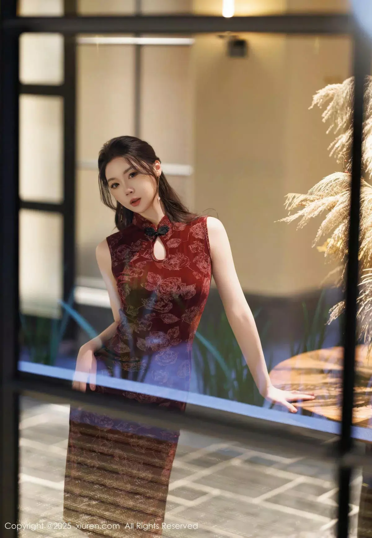 [XiuRen秀人网] 2025.04.02 No.10106 梦心玥 红色旗袍 [82P] NO.7