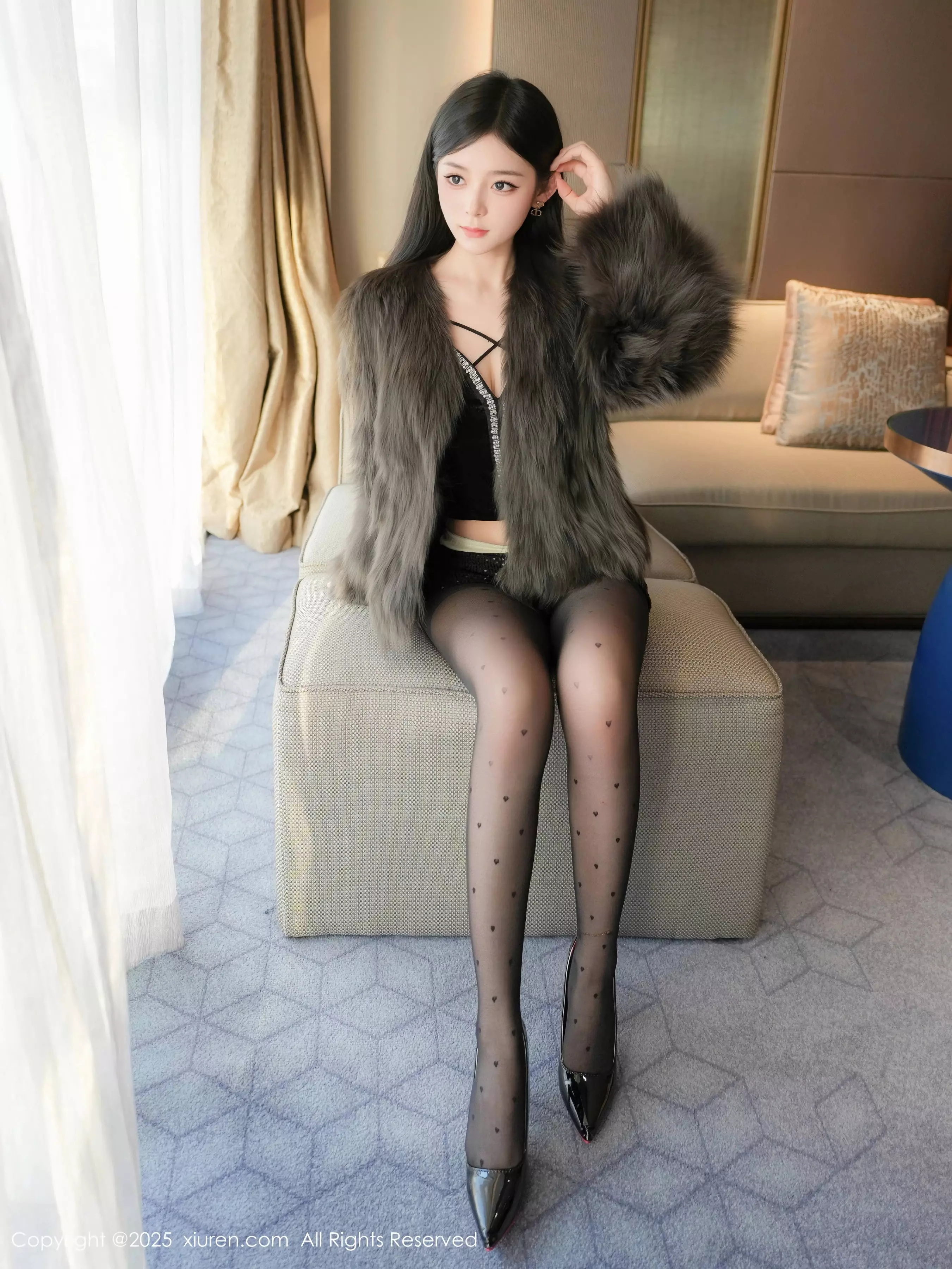 [XiuRen秀人网] 2025.03.20 No.10045 优酱 黑丝美腿 [65P] NO.7