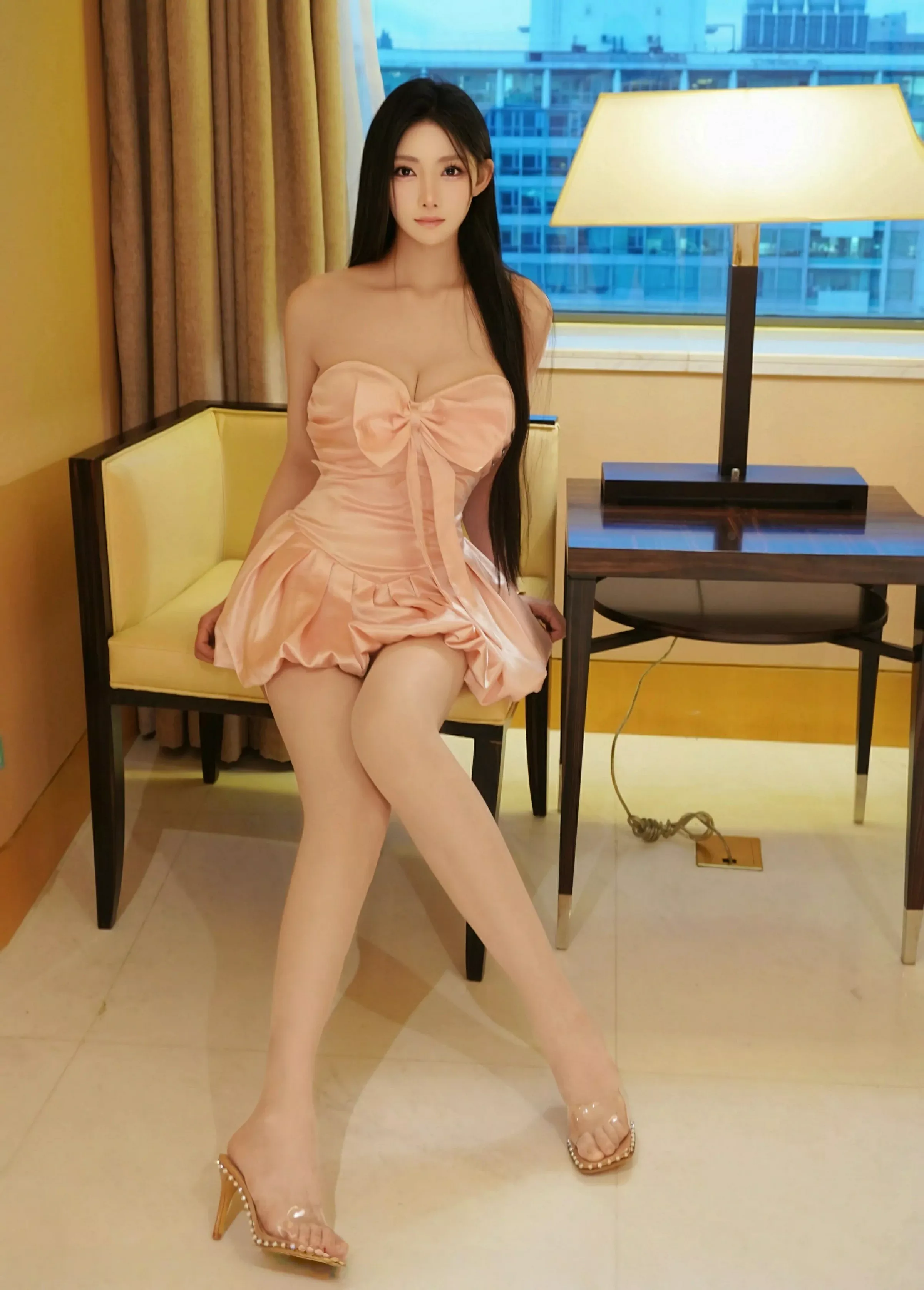 [XiuRen秀人网] 2025.04.14 No.10147 雪见 粉色连衣短裙 [61P] NO.12