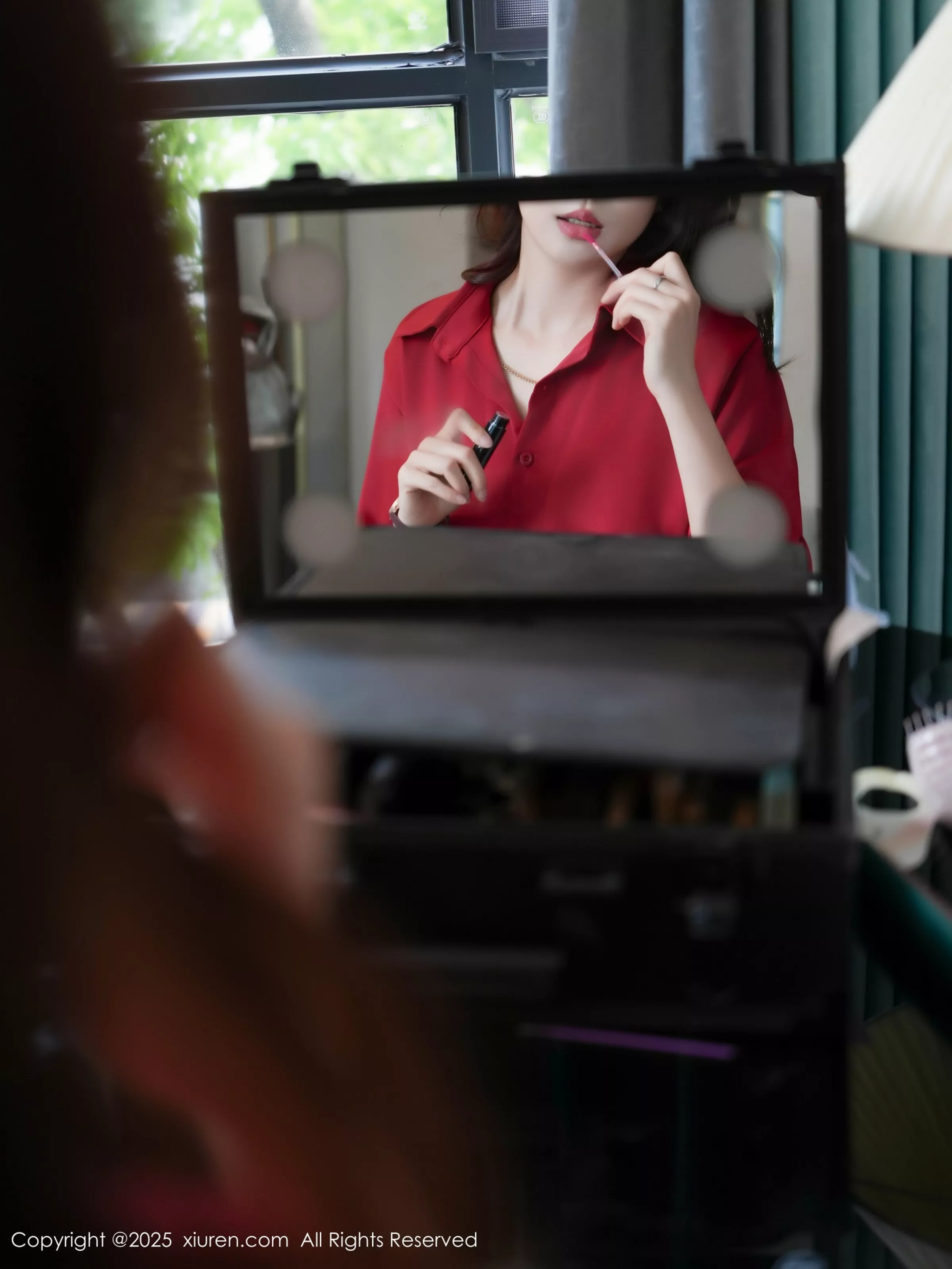 [XiuRen秀人网] 2025.04.16 No.10157 玫瑰我爱你 红色衬衫 [80P] NO.9