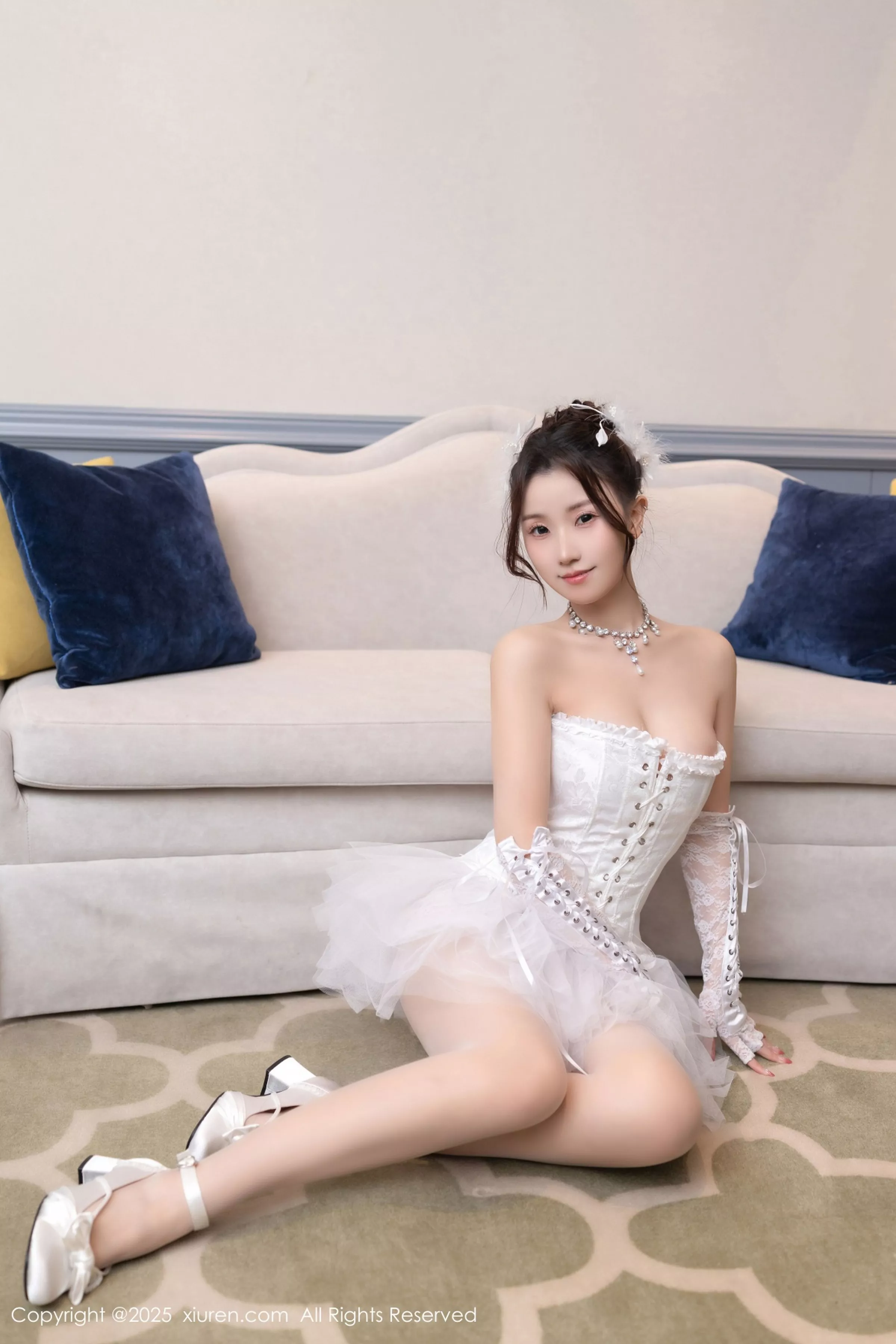 [XiuRen秀人网] 2025.04.16 No.10161 杏子Yada 白色连衣短 [82P] NO.6