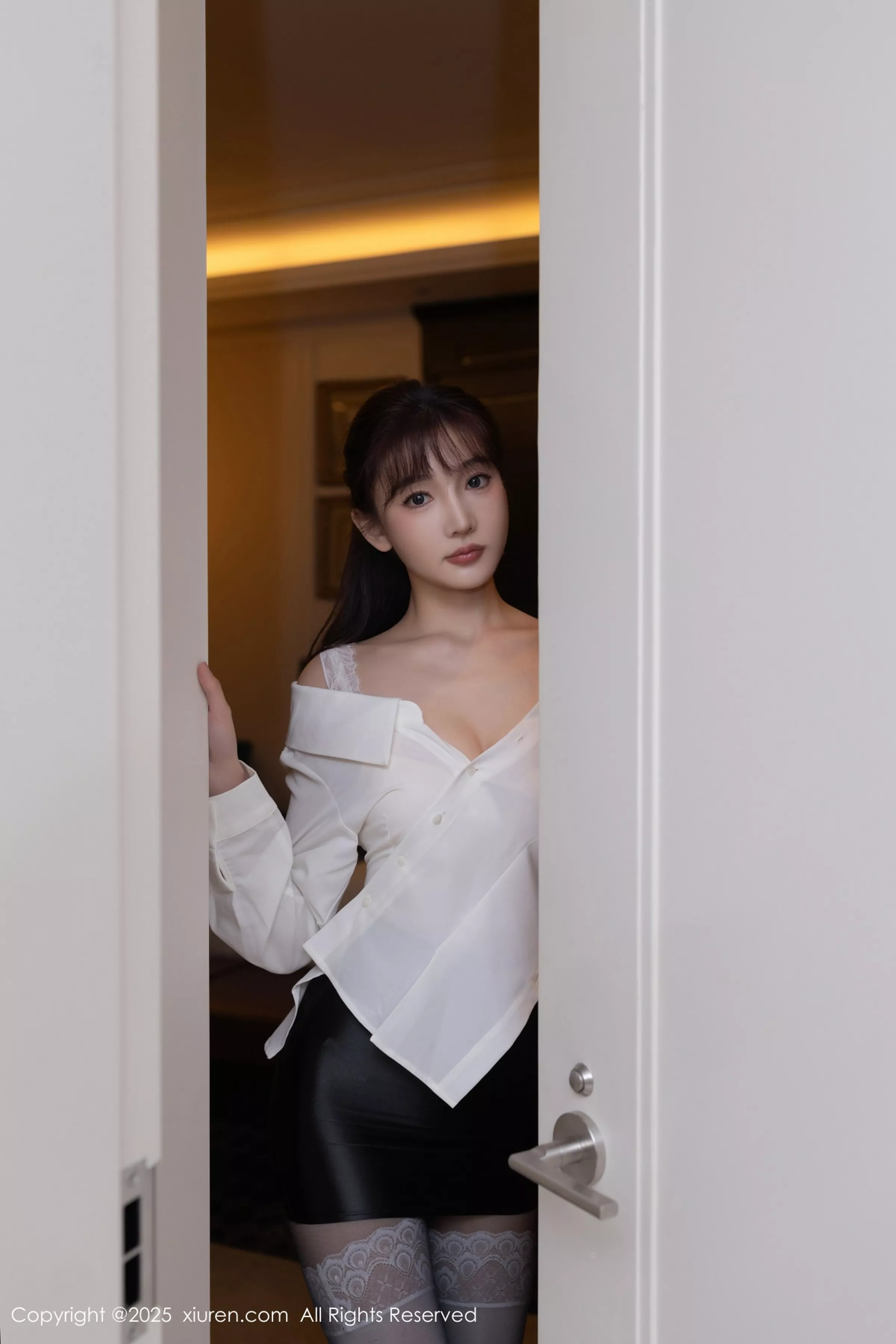 [XiuRen秀人网] 2025.04.17 No.10166 陆萱萱 白色衬衫 [80P] NO.9