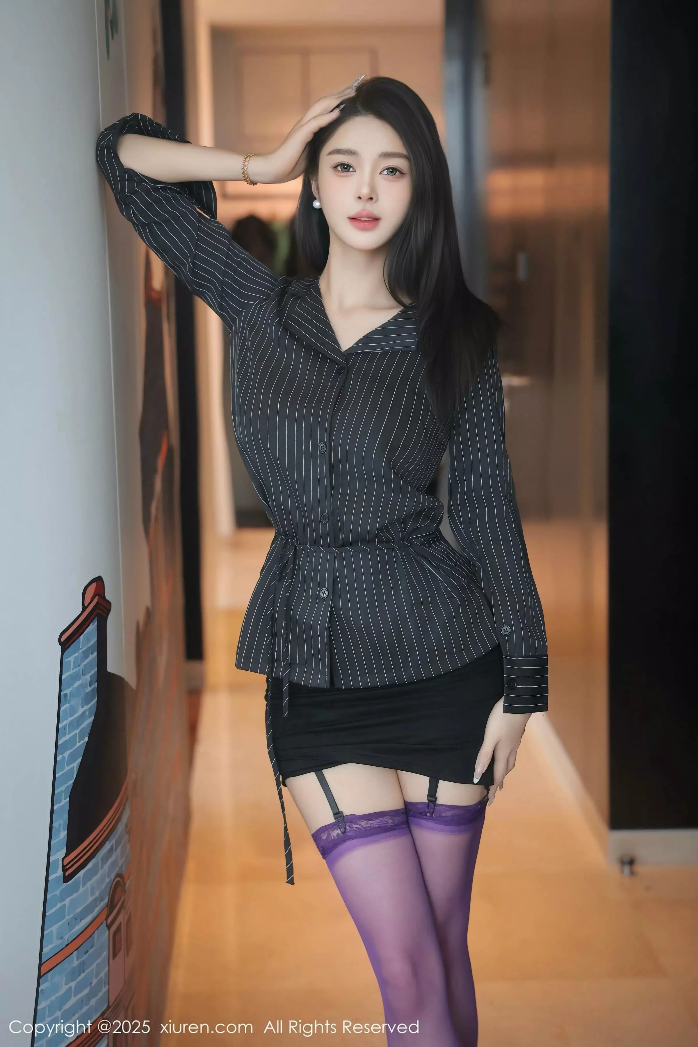 [XiuRen秀人网] 2025.03.21 No.10053 Candy糖糖 紫色丝袜 [84P] NO.1