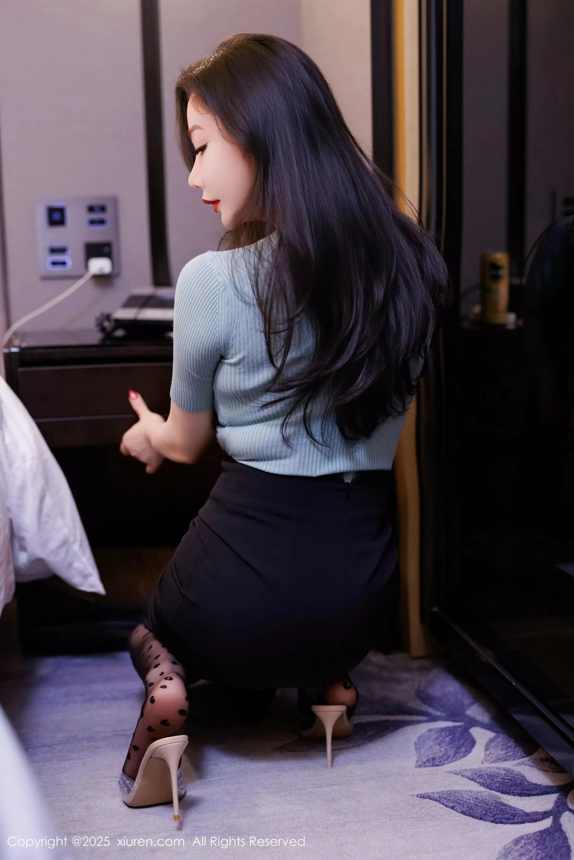 [XiuRen秀人网] 2025.03.24 No.10060 心妍小公主 蓝色T恤 [62P] NO.6