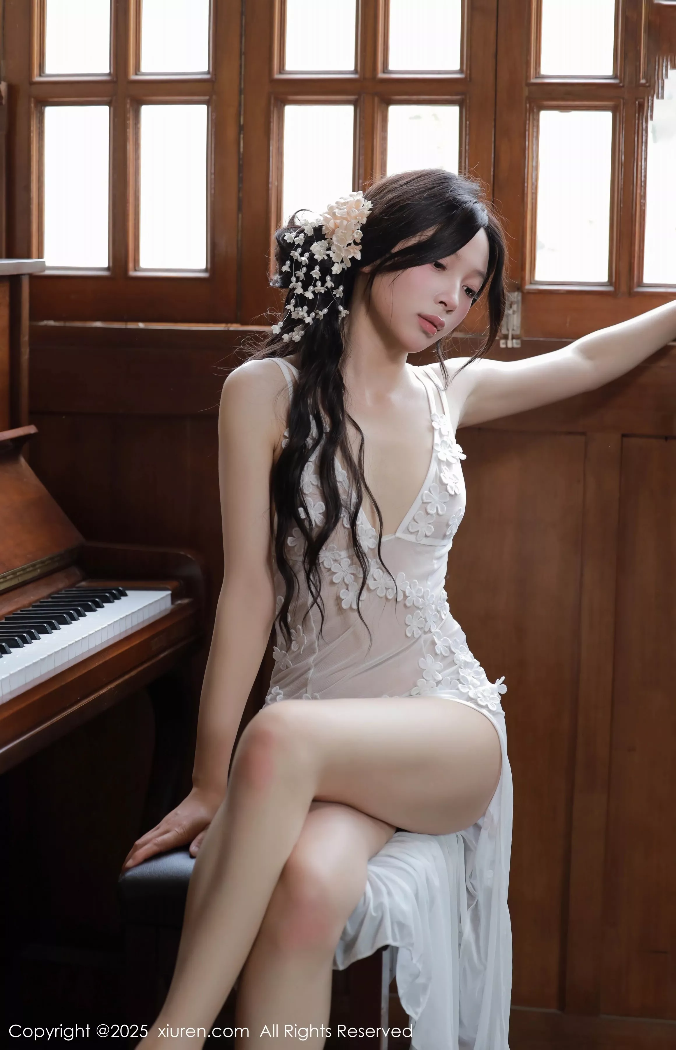 [XiuRen秀人网] 2025.04.25 No.10198 橙子酱Lillian 白色蕾丝 [78P] NO.2