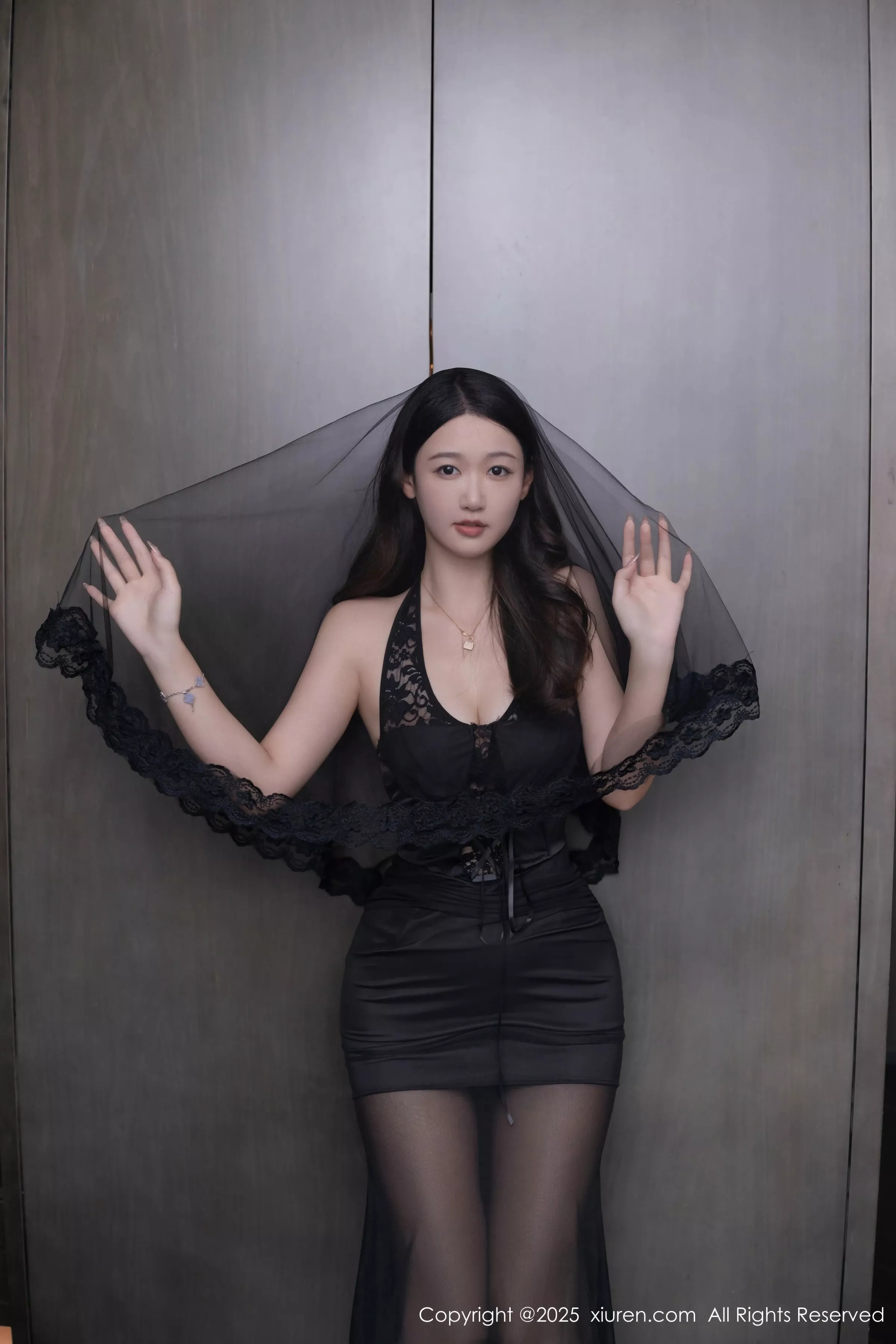 [XiuRen秀人网] 2025.04.27 No.10208 唐安琪 黑色婚纱 [79P] NO.4