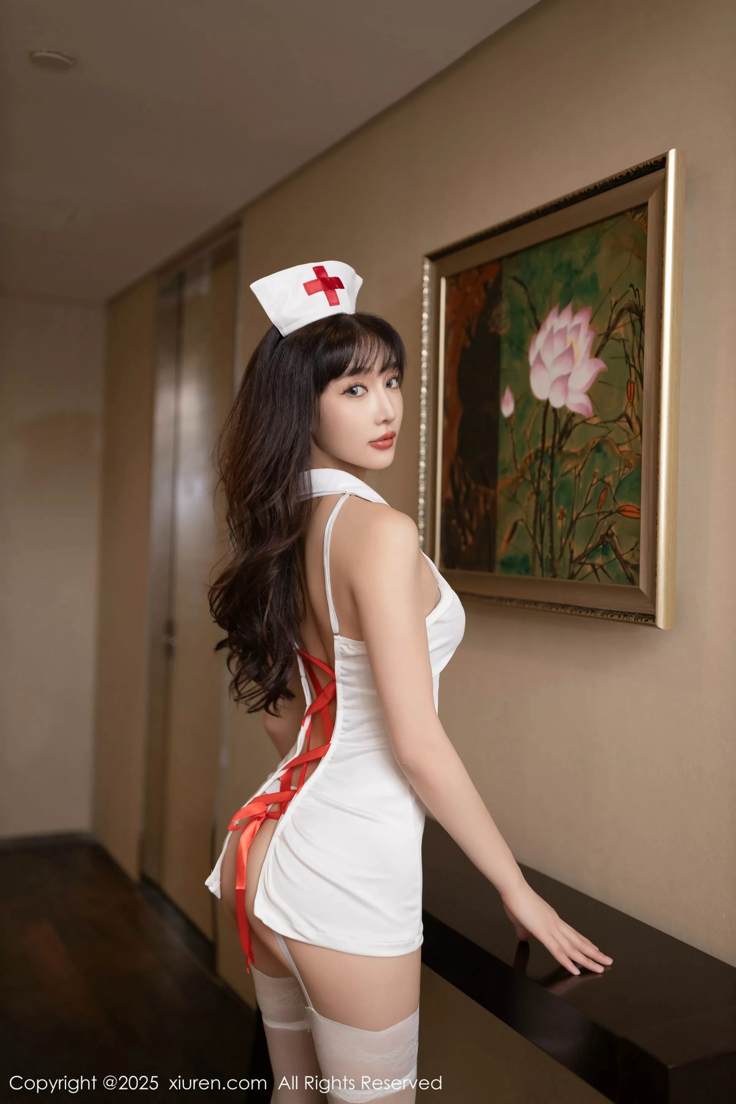 [XiuRen秀人网] 2025.05.08 No.10252 陆萱萱 白色丝袜 [80P] NO.6