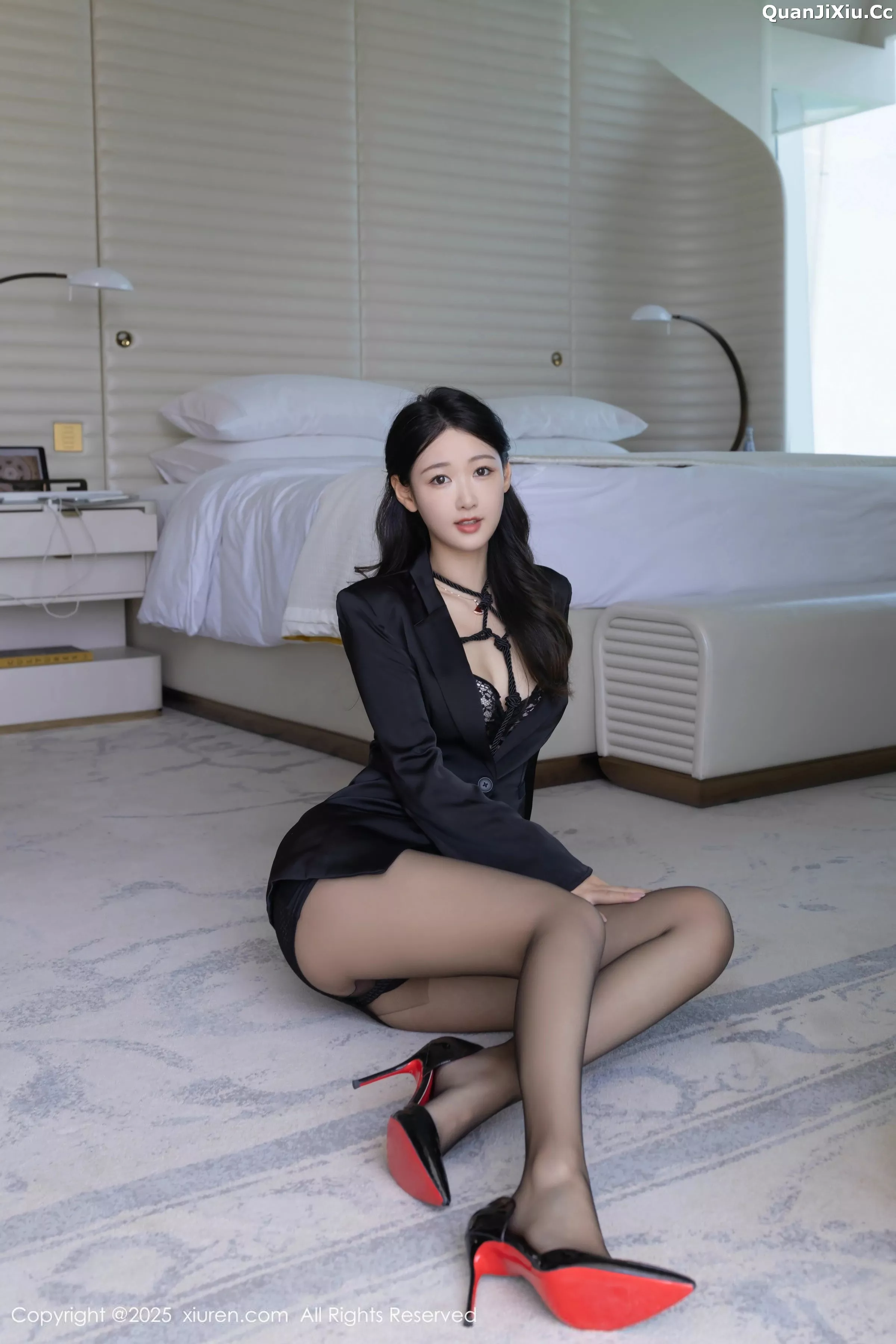 [XiuRen秀人网] 2025.05.12 No.10267 唐安琪 黑色西服 [80P] NO.8