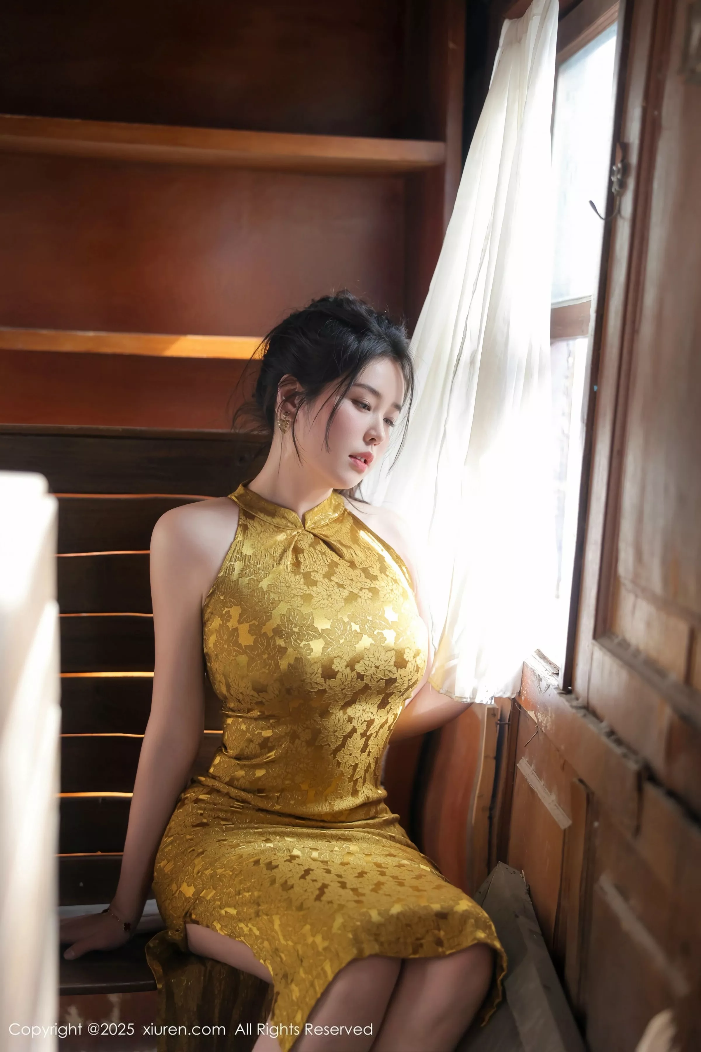 [XiuRen秀人网] 2025.05.13 No.10269 林若凡F 黄色旗袍 [71P] NO.5