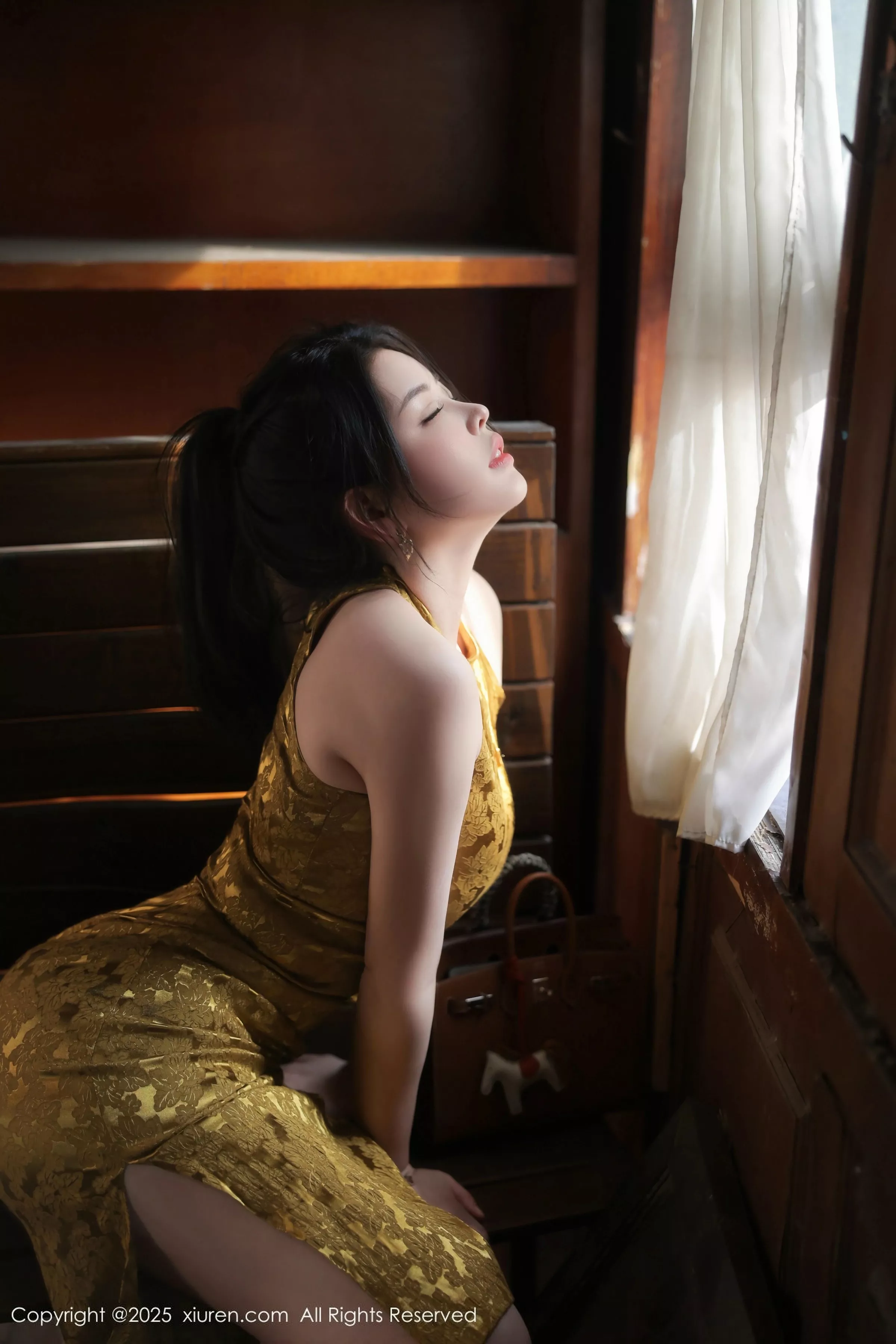 [XiuRen秀人网] 2025.05.13 No.10269 林若凡F 黄色旗袍 [71P] NO.12