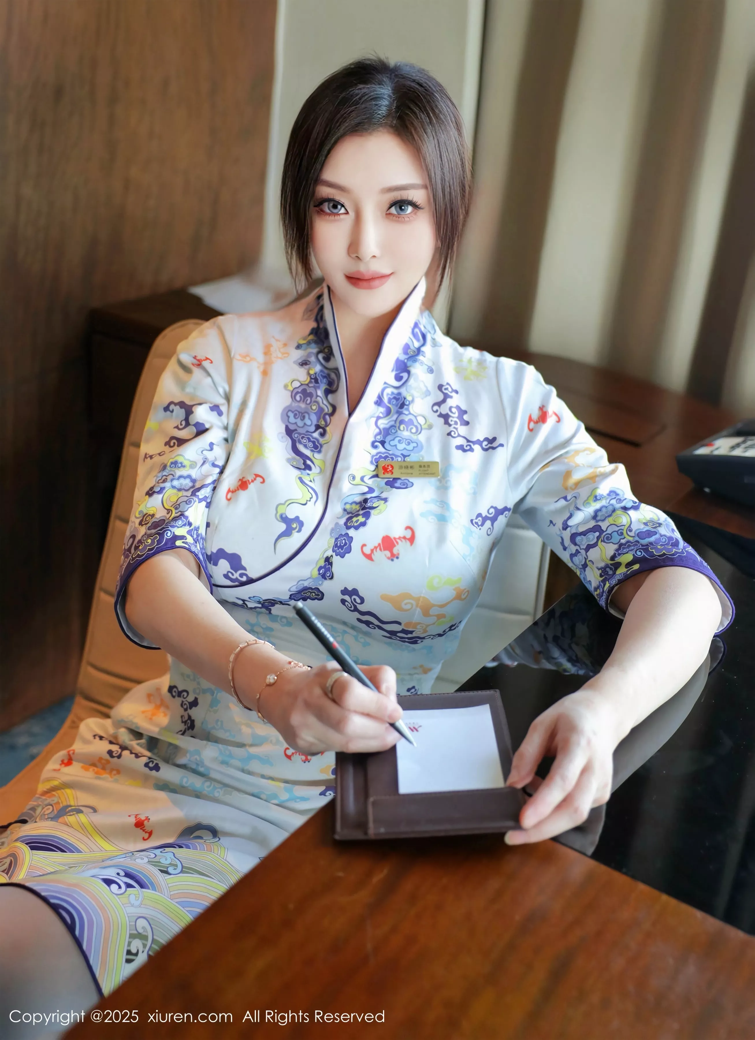 [XiuRen秀人网] 2025.05.14 No.10273 苏一诺 青色旗袍 [79P] NO.10