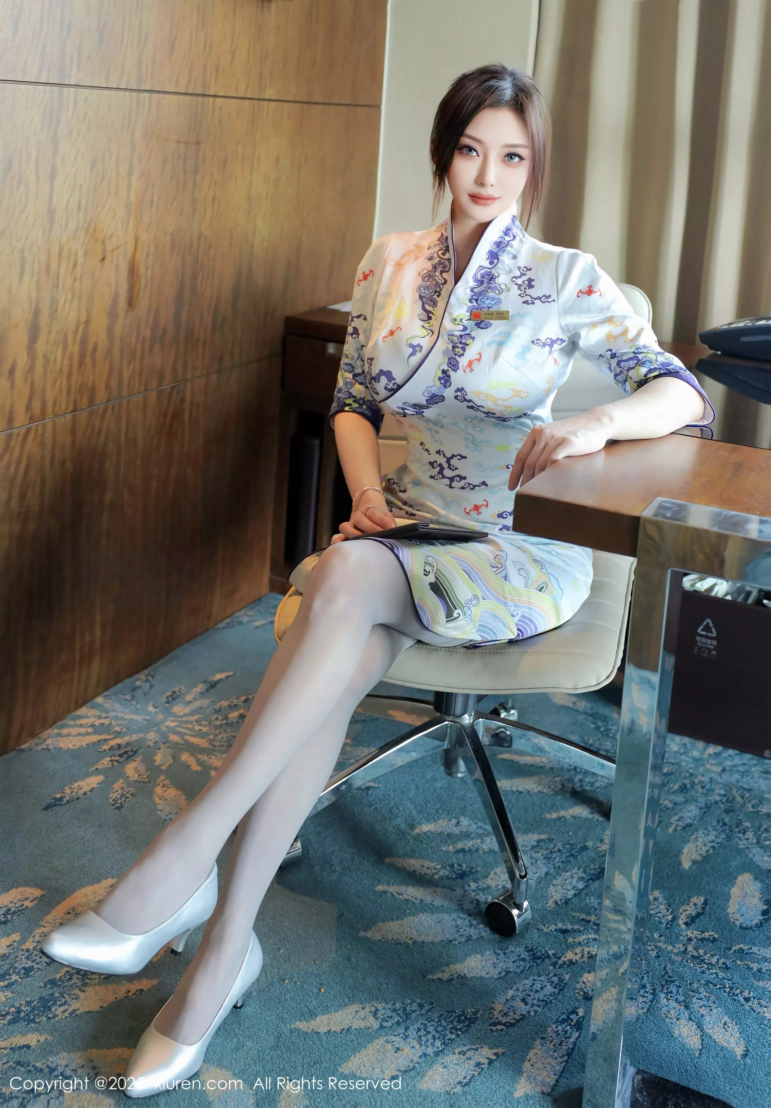 [XiuRen秀人网] 2025.05.14 No.10273 苏一诺 青色旗袍 [79P] NO.11