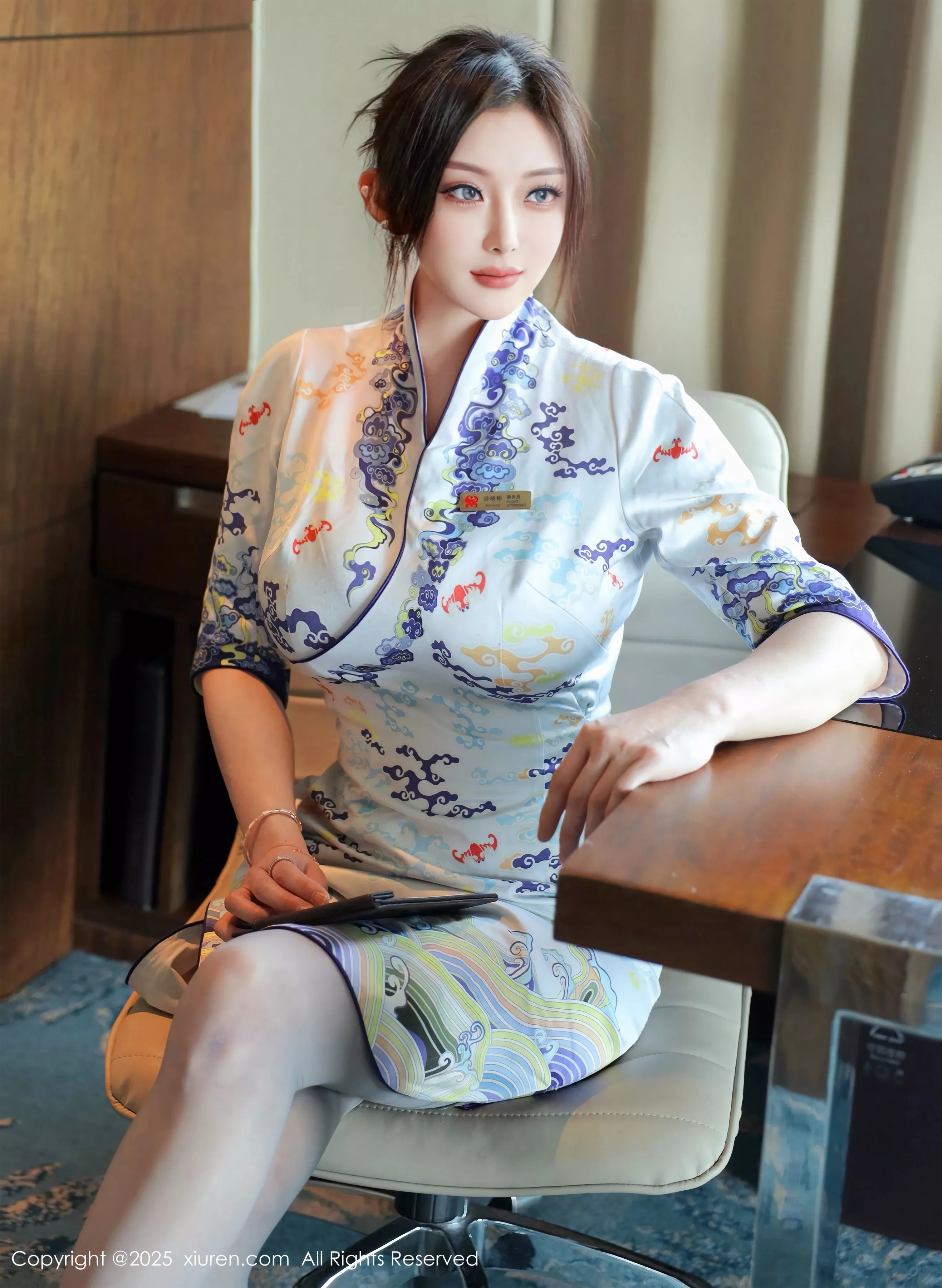 [XiuRen秀人网] 2025.05.14 No.10273 苏一诺 青色旗袍 [79P] NO.2