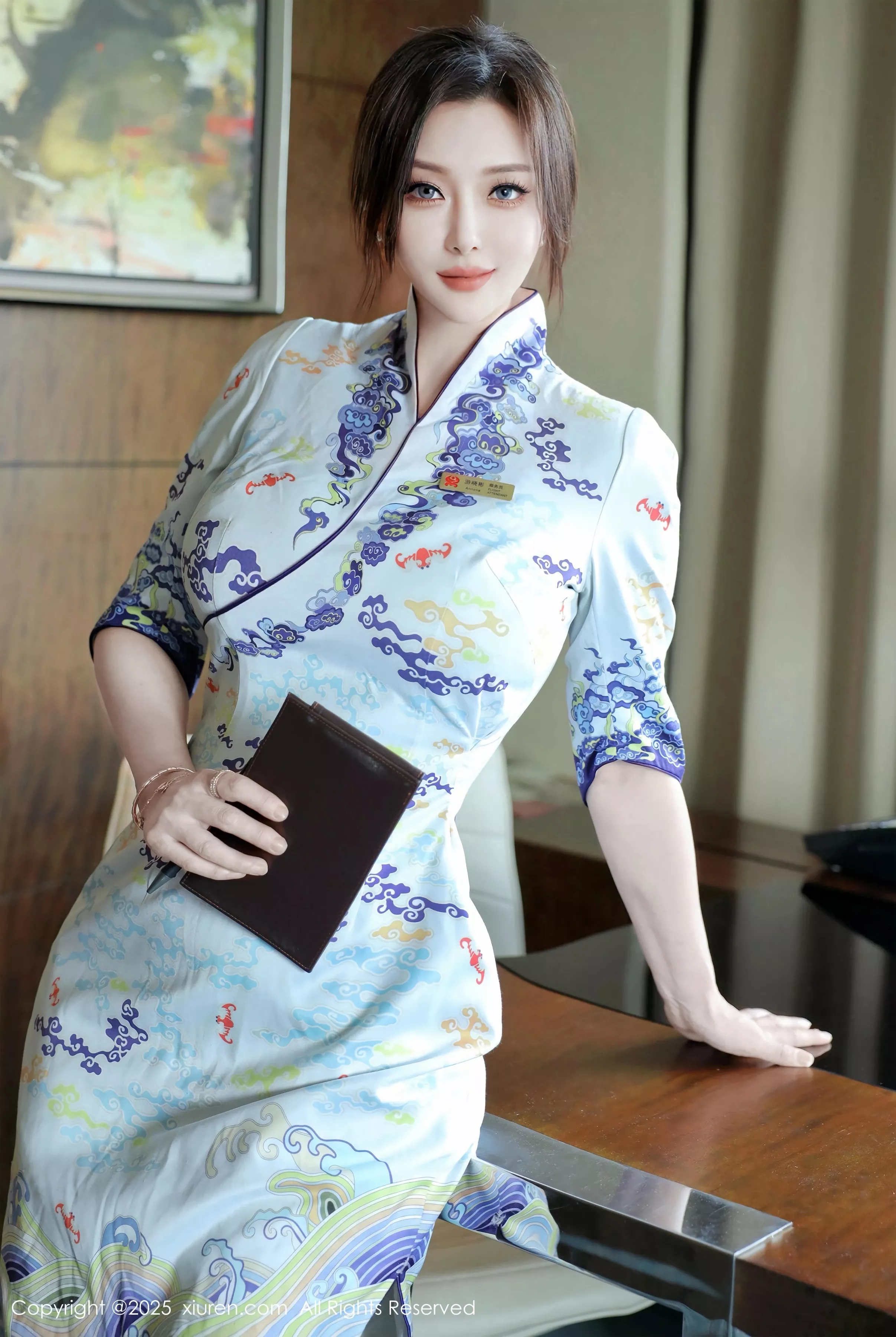 [XiuRen秀人网] 2025.05.14 No.10273 苏一诺 青色旗袍 [79P] NO.1