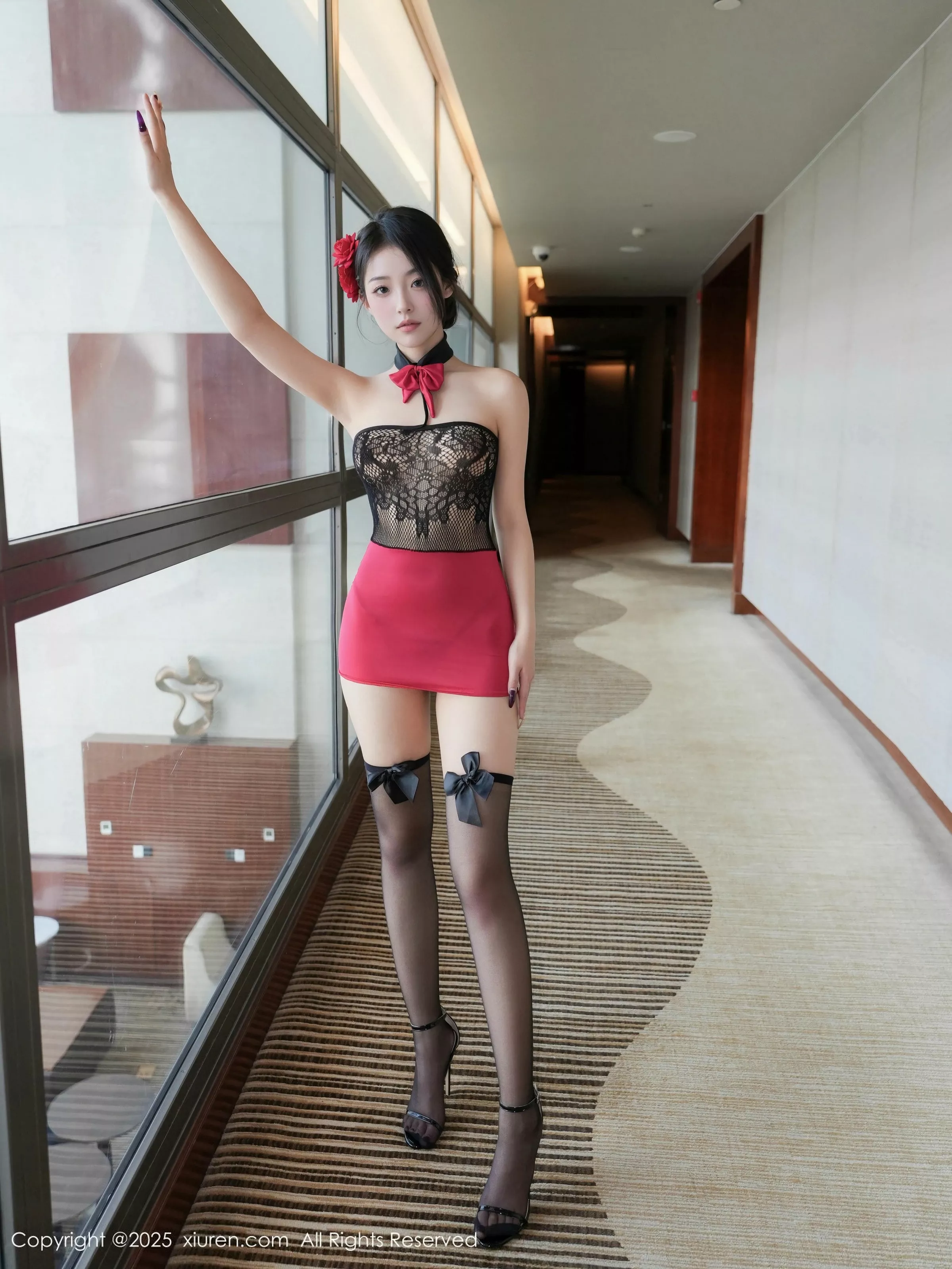 [XiuRen秀人网] 2025.05.15 No.10279 白琮瑗 蕾丝红裙 [54P] NO.5
