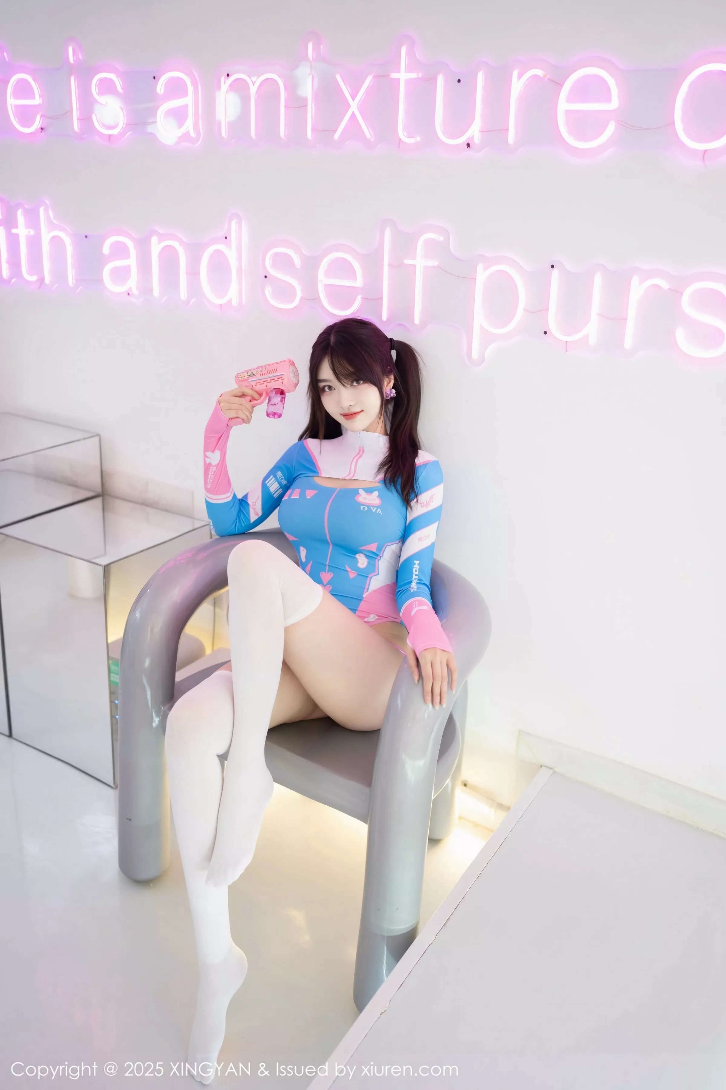 [XINGYAN星颜社] 2025.05.15 VOL.347 白露lulu 蓝色高开叉 [69P] NO.3
