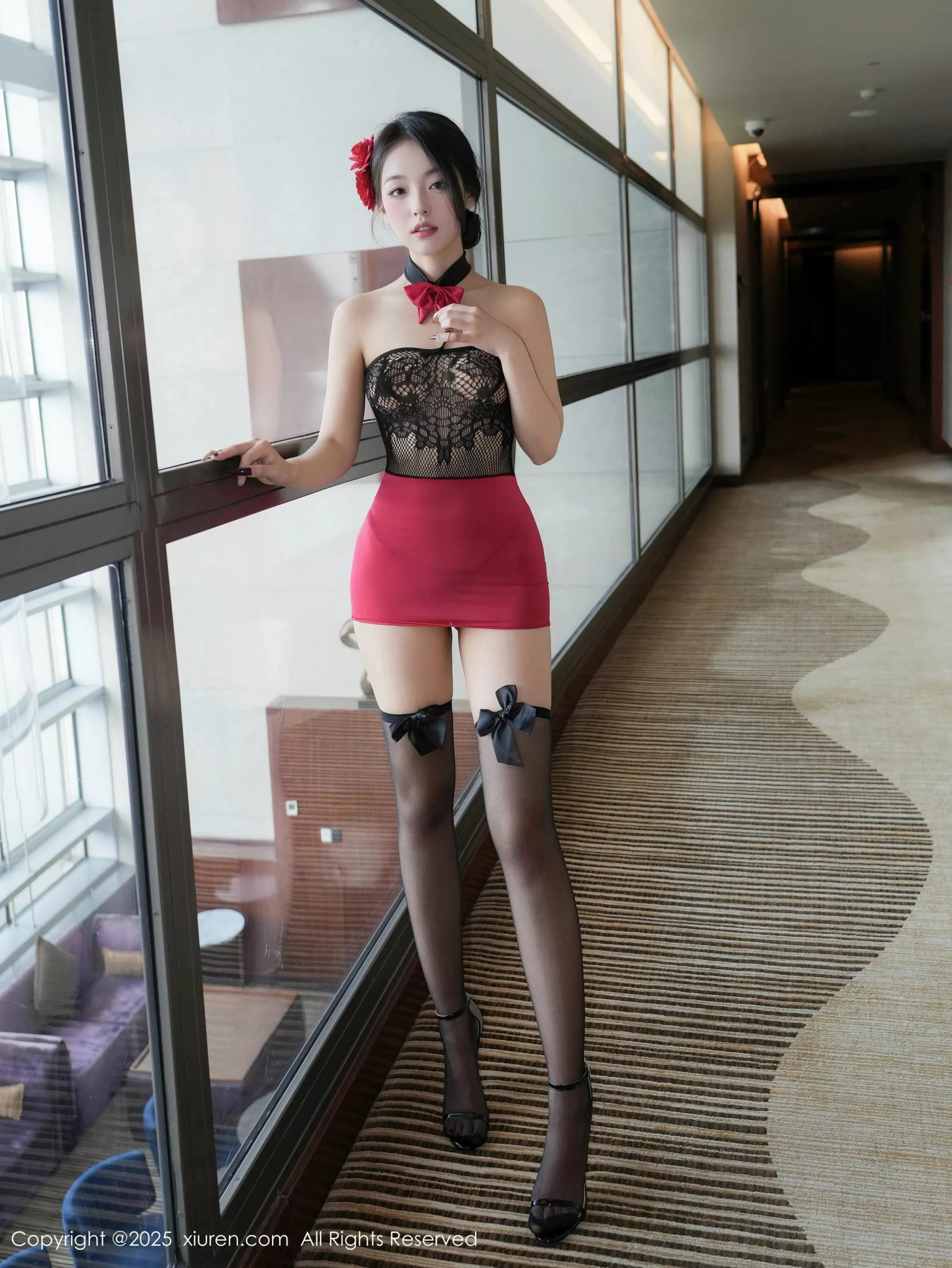 [XiuRen秀人网] 2025.05.15 No.10279 白琮瑗 蕾丝红裙 [54P] NO.4