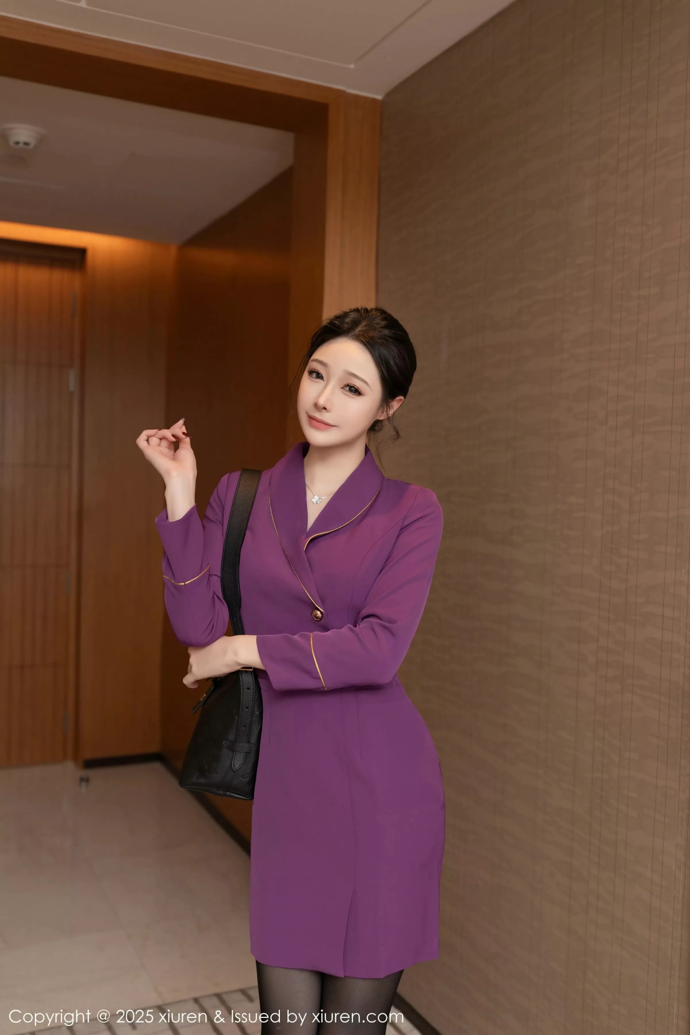 [XiuRen秀人网] 2025.05.16 No.10290 小逗逗 紫色制服 [80P] NO.6