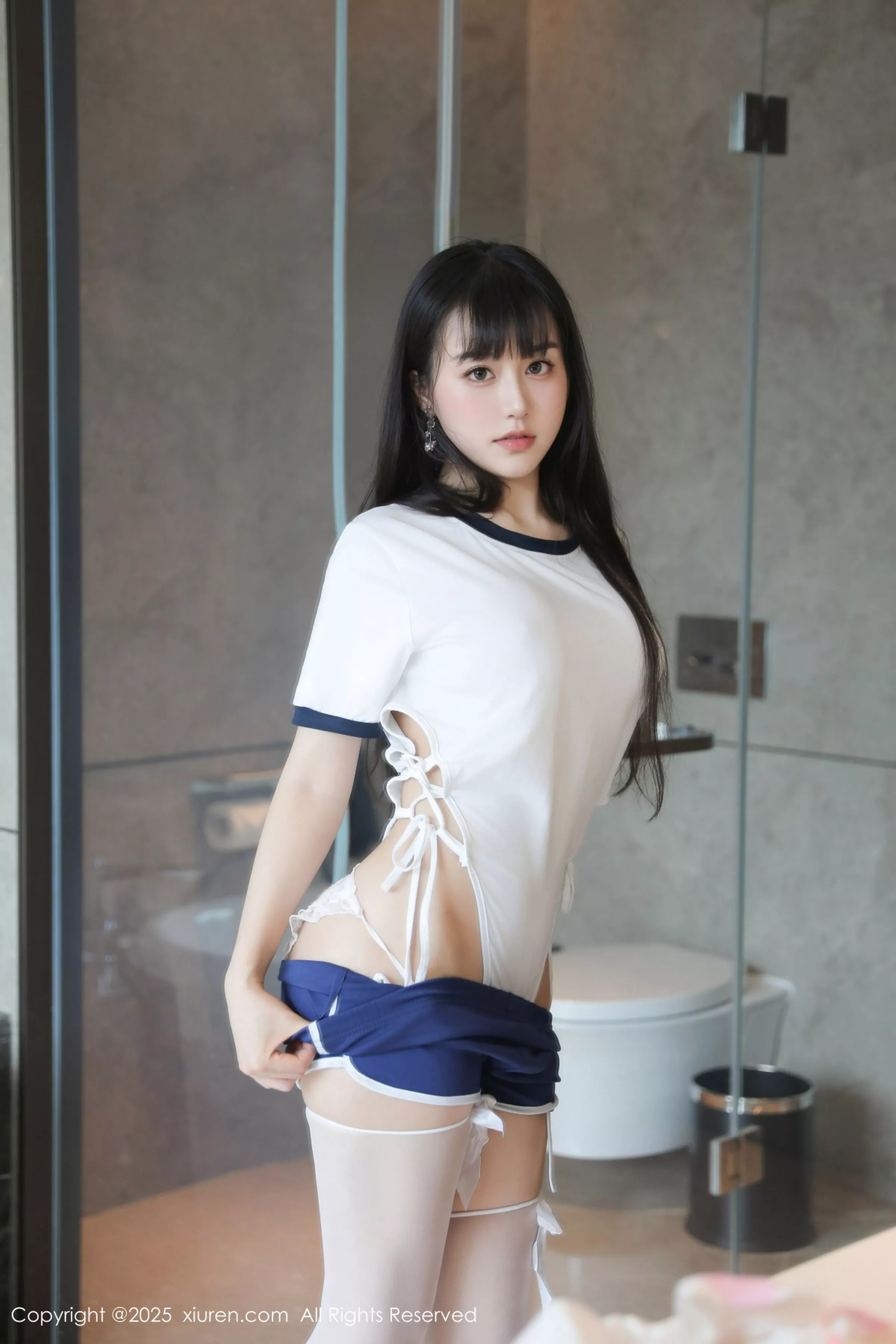 [XiuRen秀人网] 2025.04.23 No.10184 量子玫瑰 白色运动服 [85P] NO.10