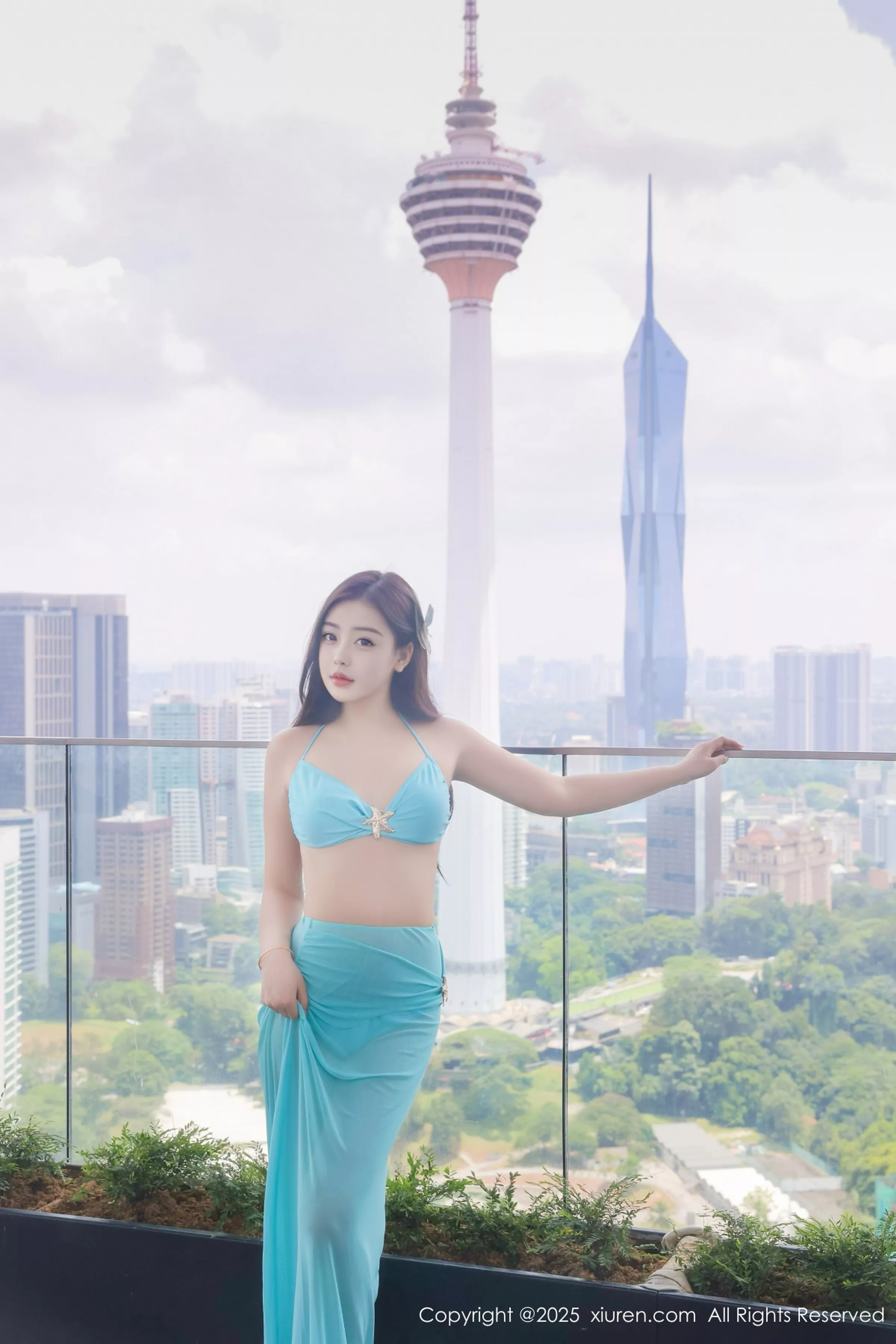 [XiuRen秀人网] 2025.04.23 No.10187 希雅sia 蓝色泳衣 [58P] NO.5