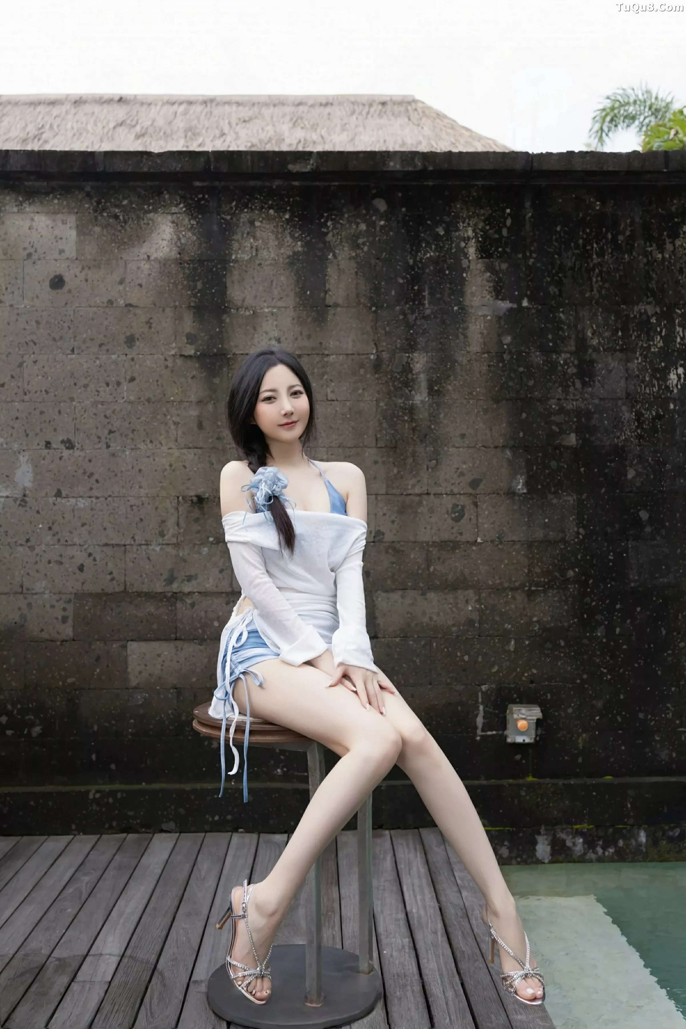 [XiuRen秀人网] 2025.06.06 No.10377 鱼子酱Fish 蓝色比基尼 [80P] NO.9