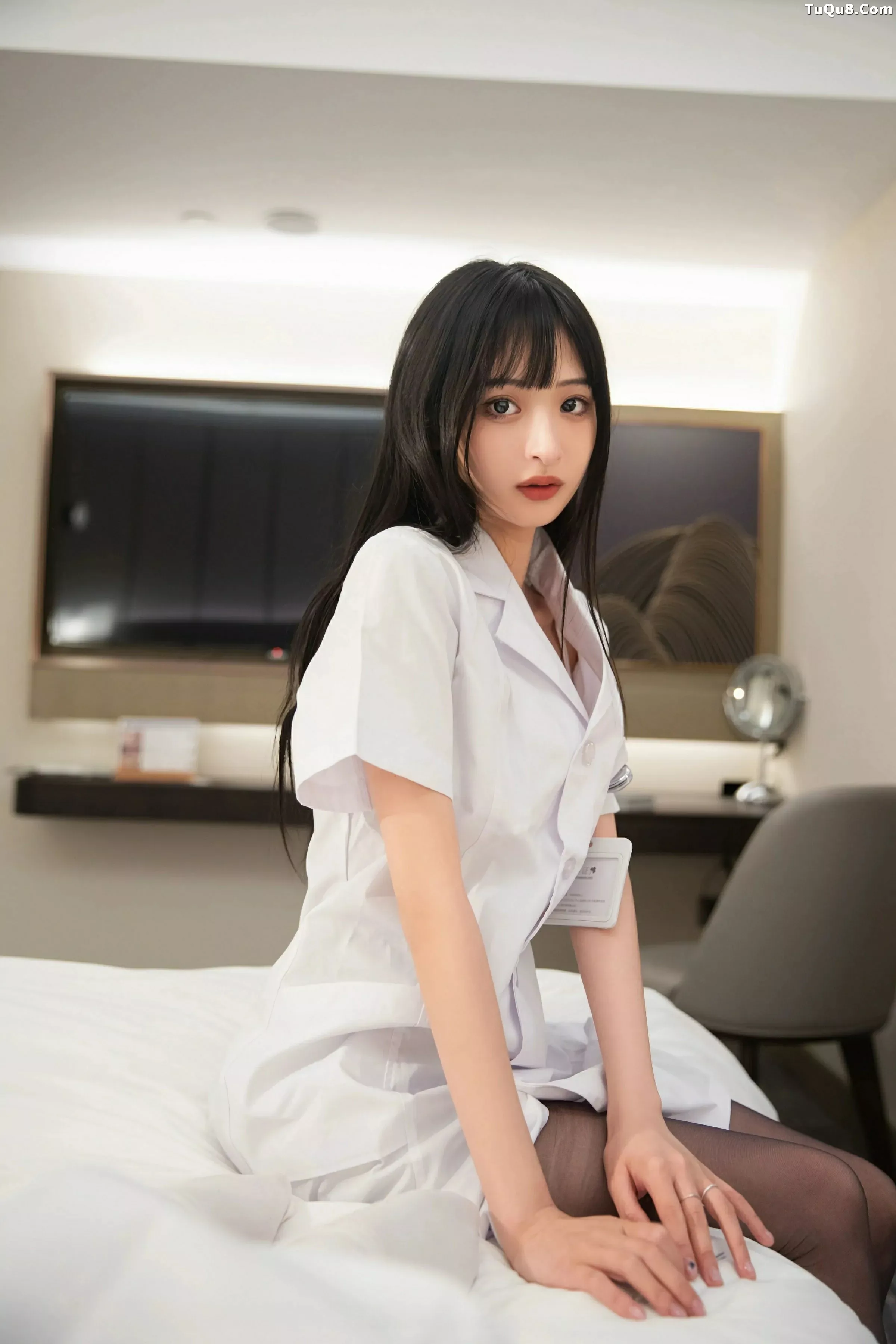 [XiuRen秀人网] 2025.06.06 No.10373 茂木希子 白色护士服 [80P] NO.5