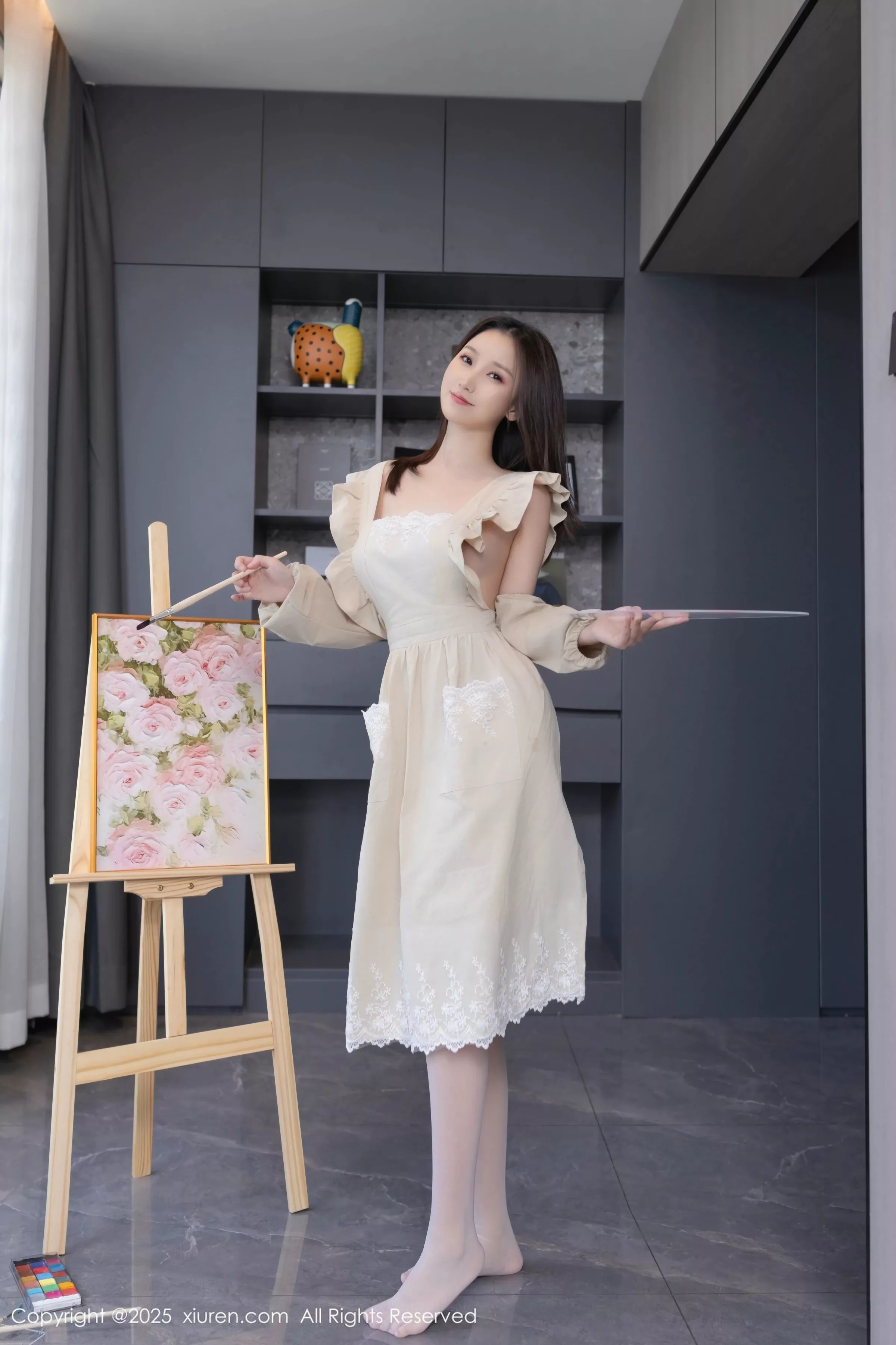 [XiuRen秀人网] 2025.05.21 No.10308 杏子Yada 白色丝袜 [81P] NO.3