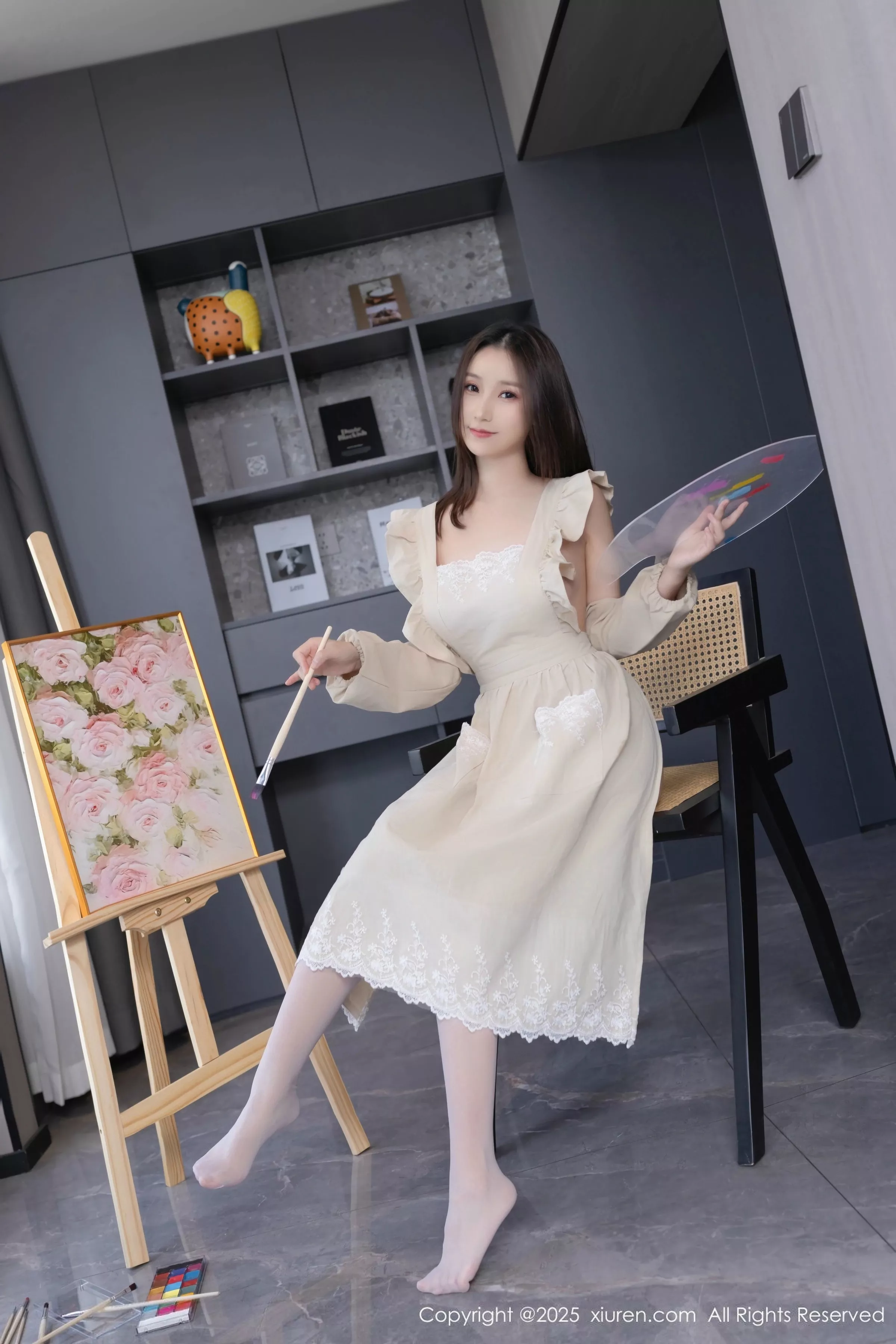 [XiuRen秀人网] 2025.05.21 No.10308 杏子Yada 白色丝袜 [81P] NO.4