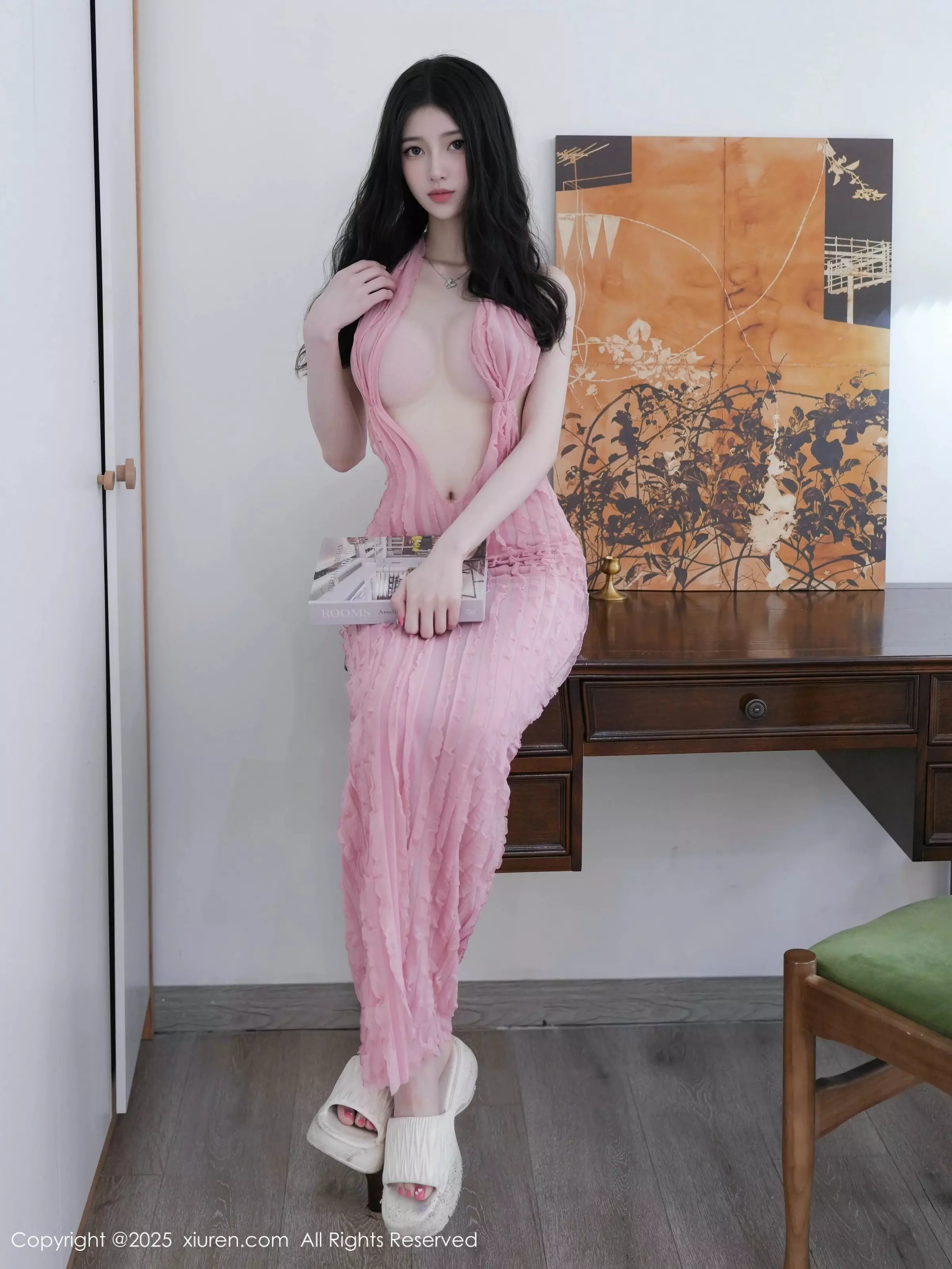 [XiuRen秀人网] 2025.05.22 No.10309 白小蝶 粉色连衣裙 [80P] NO.6