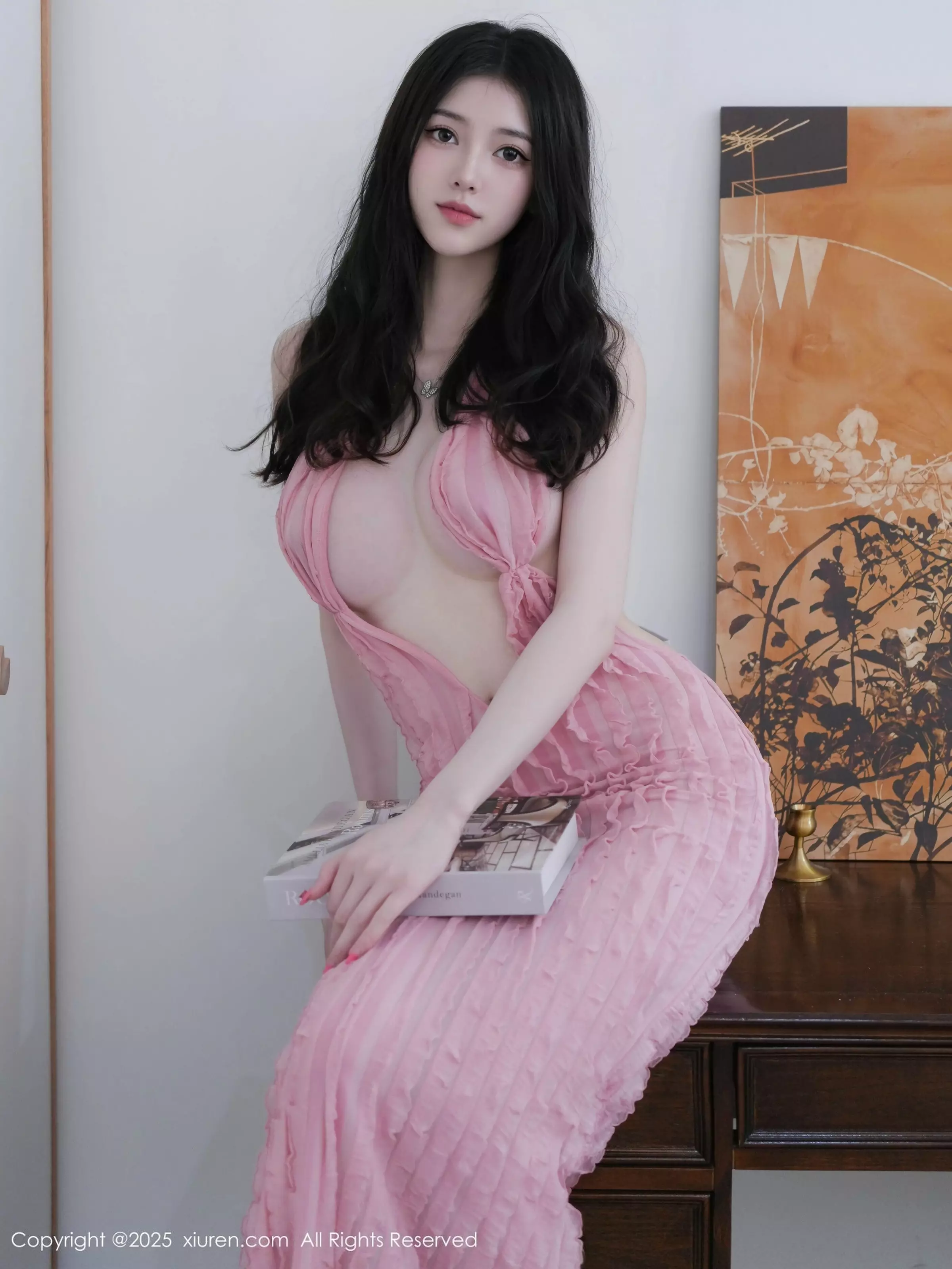 [XiuRen秀人网] 2025.05.22 No.10309 白小蝶 粉色连衣裙 [80P] NO.7