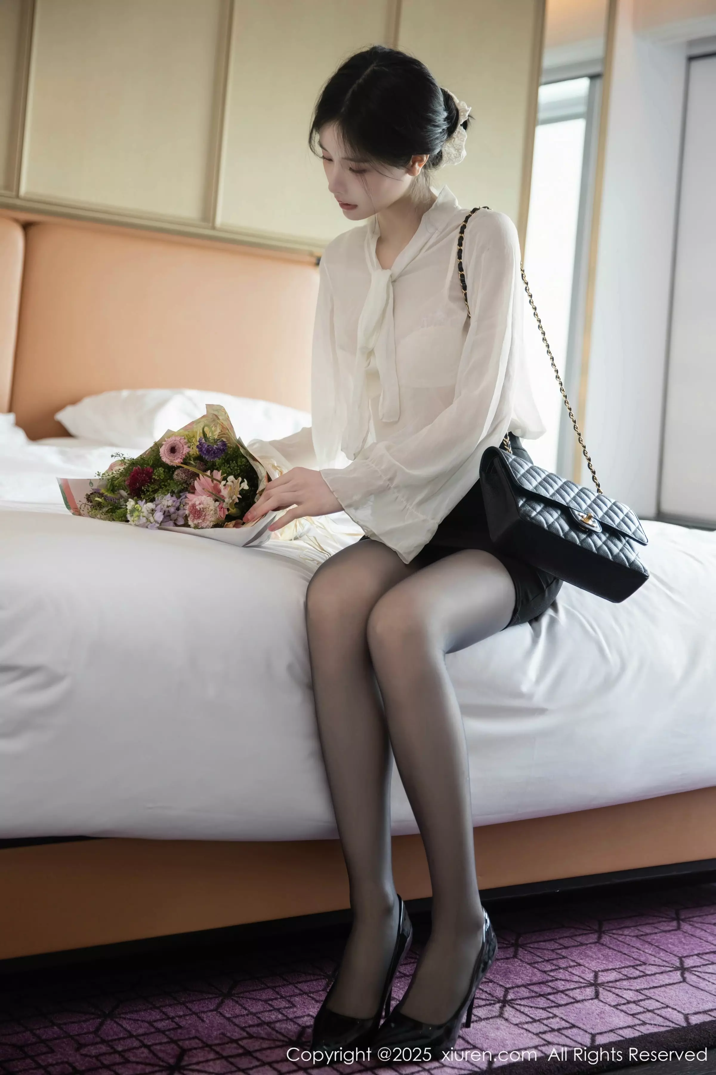 [XiuRen秀人网] 2025.05.23 No.10319 布丁wow 魅惑黑丝 [80P] NO.4