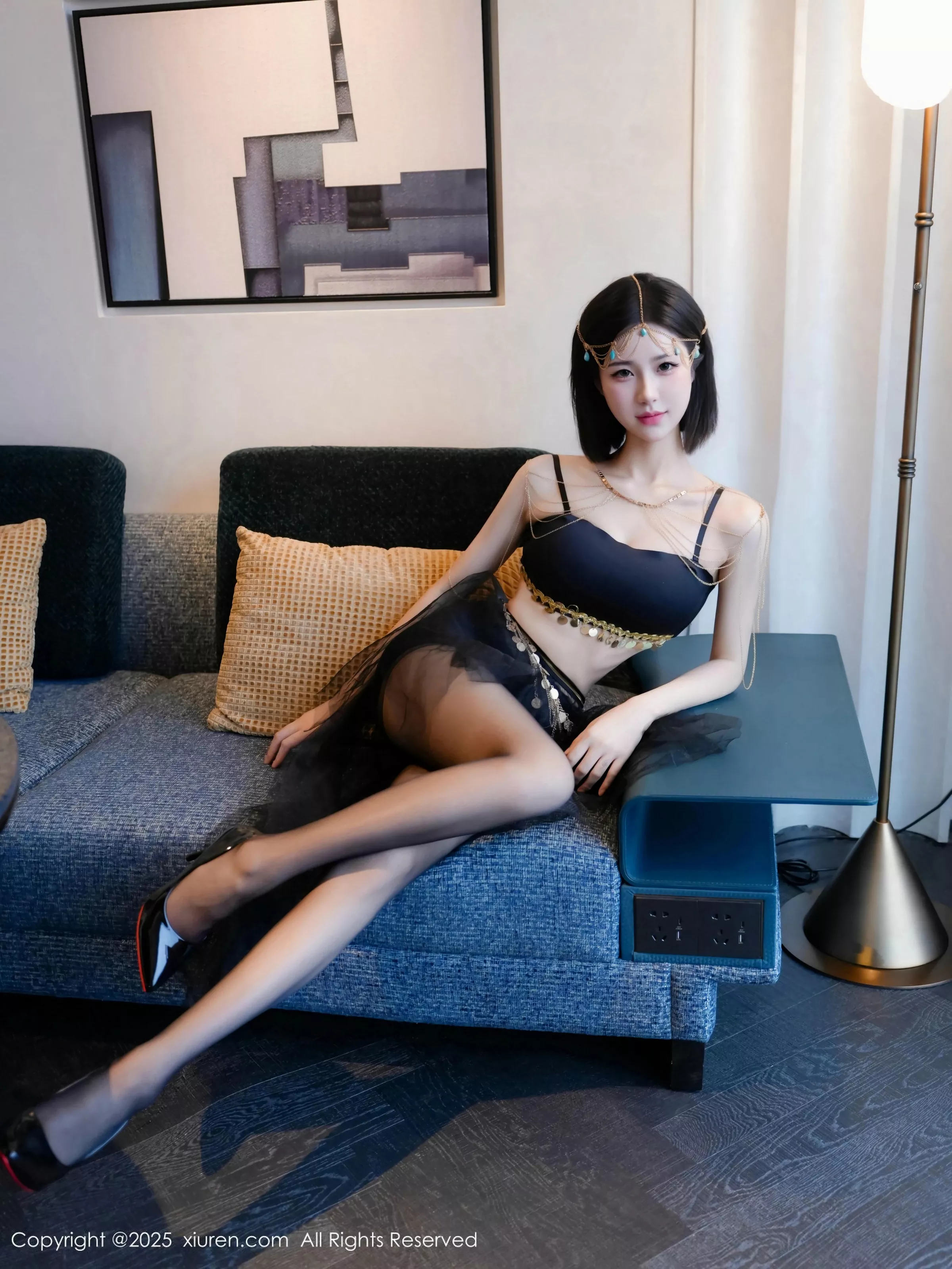 [XiuRen秀人网] 2025.06.18 No.10427 奶芙酱-EVA 黑色内衣 [81P] NO.8