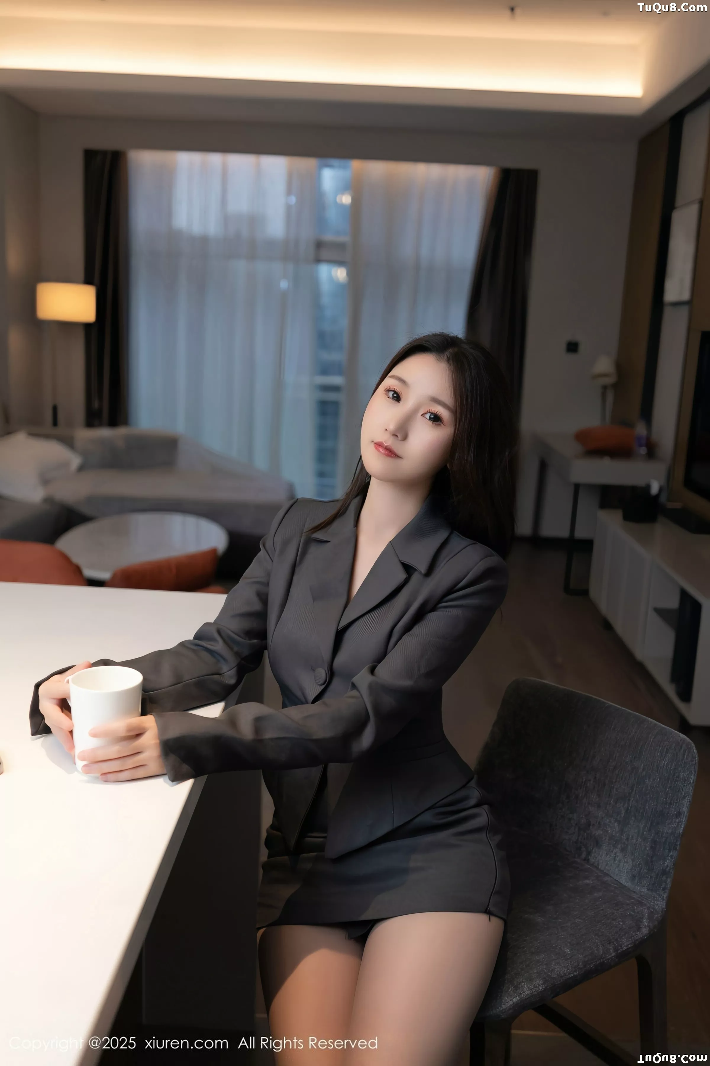[XiuRen秀人网] 2025.07.02 No.10497 杏子Yada 黑色西服 [83P] NO.6