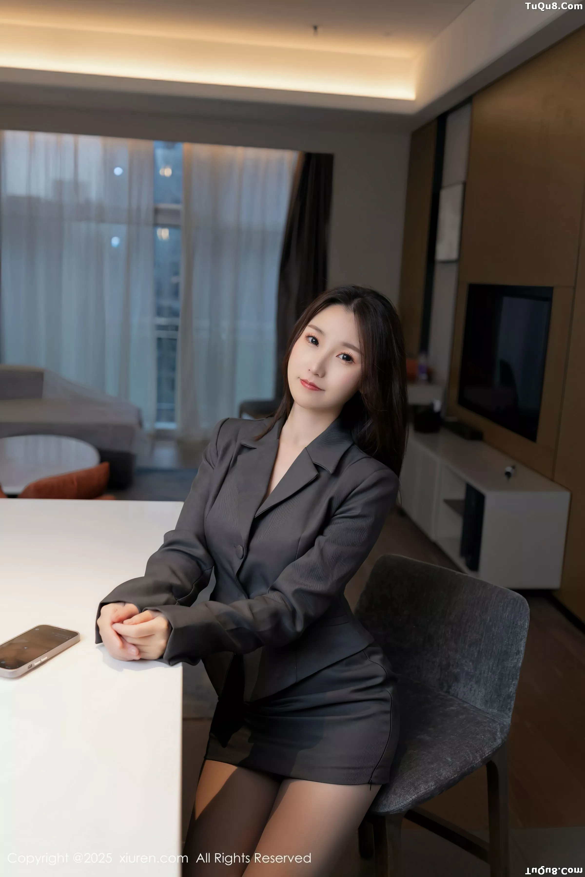 [XiuRen秀人网] 2025.07.02 No.10497 杏子Yada 黑色西服 [83P] NO.5