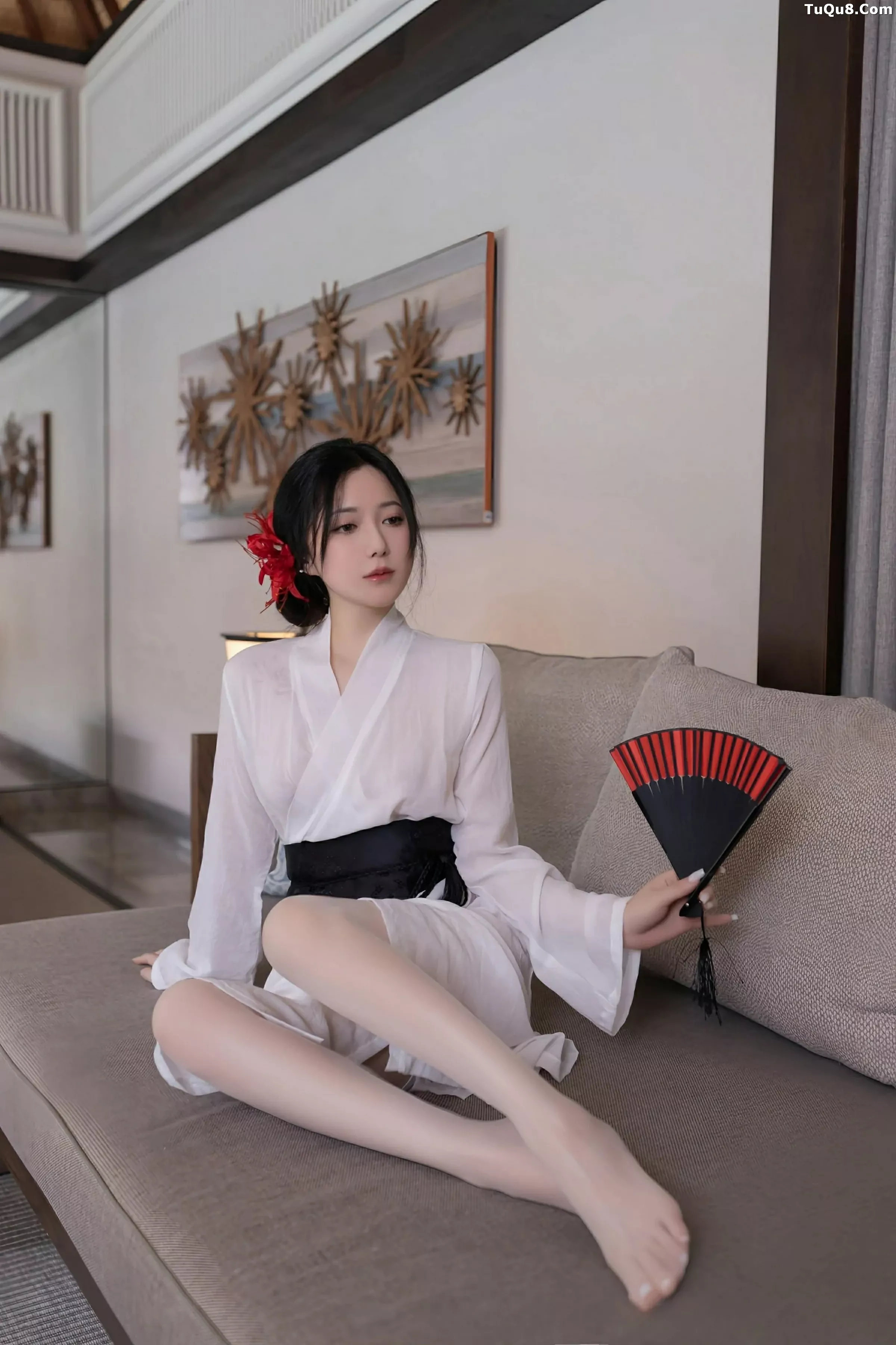 [XiuRen秀人网] 2025.07.04 No.10514 鱼子酱Fish 白色丝袜 [80P] NO.2