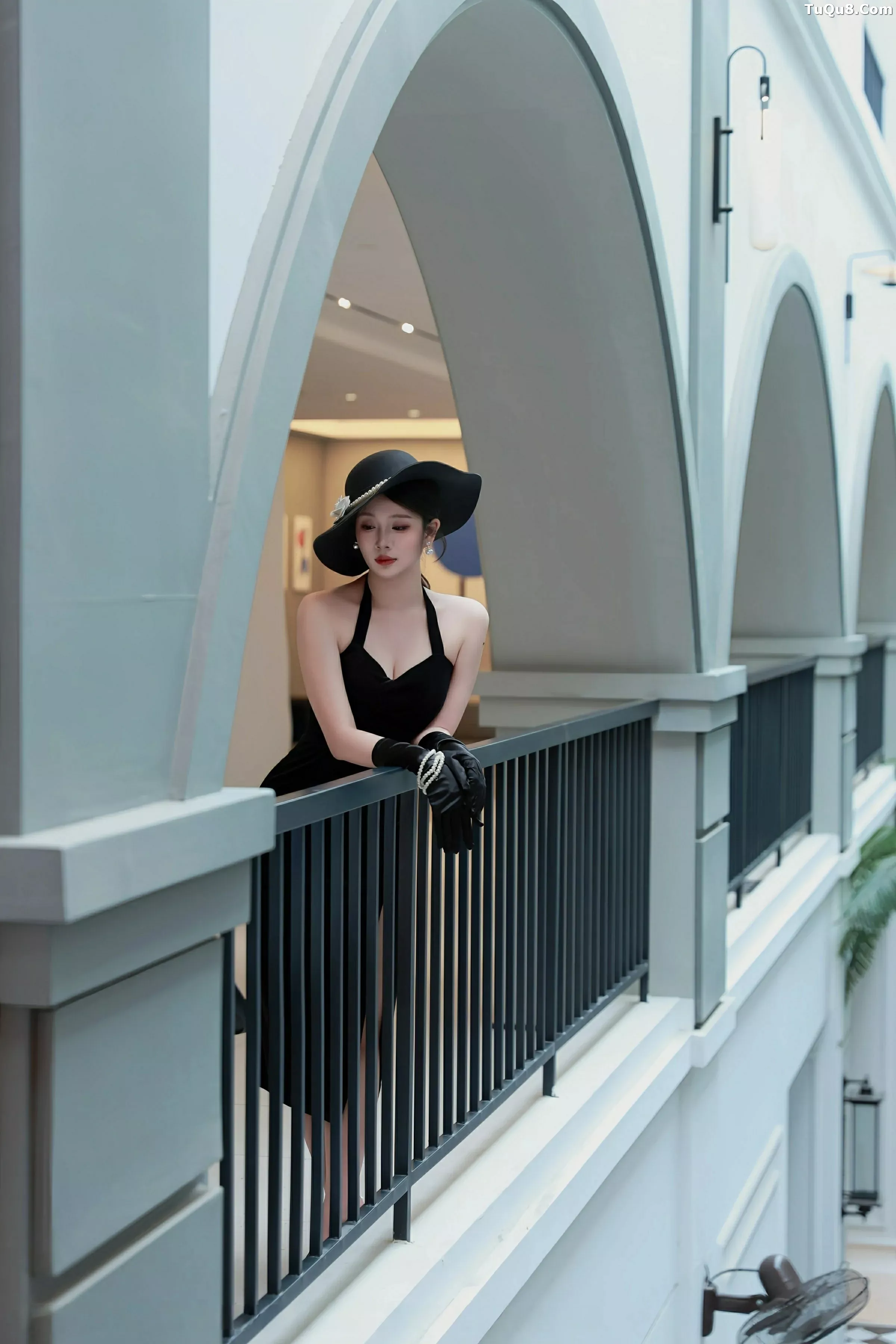 [XiuRen秀人网] 2025.07.04 No.10509 南乔 黑色连衣裙 [89P] NO.9