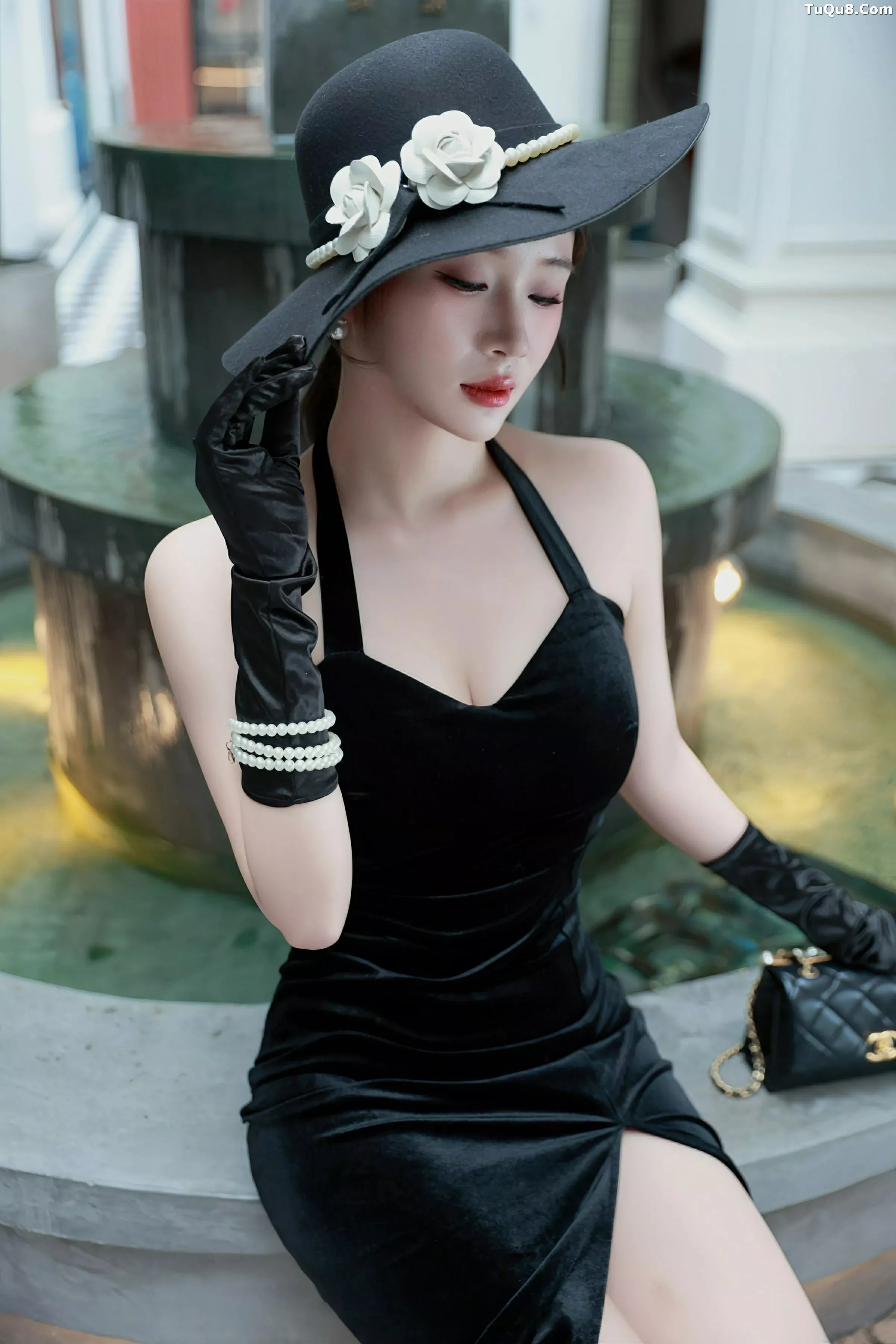 [XiuRen秀人网] 2025.07.04 No.10509 南乔 黑色连衣裙 [89P] NO.1