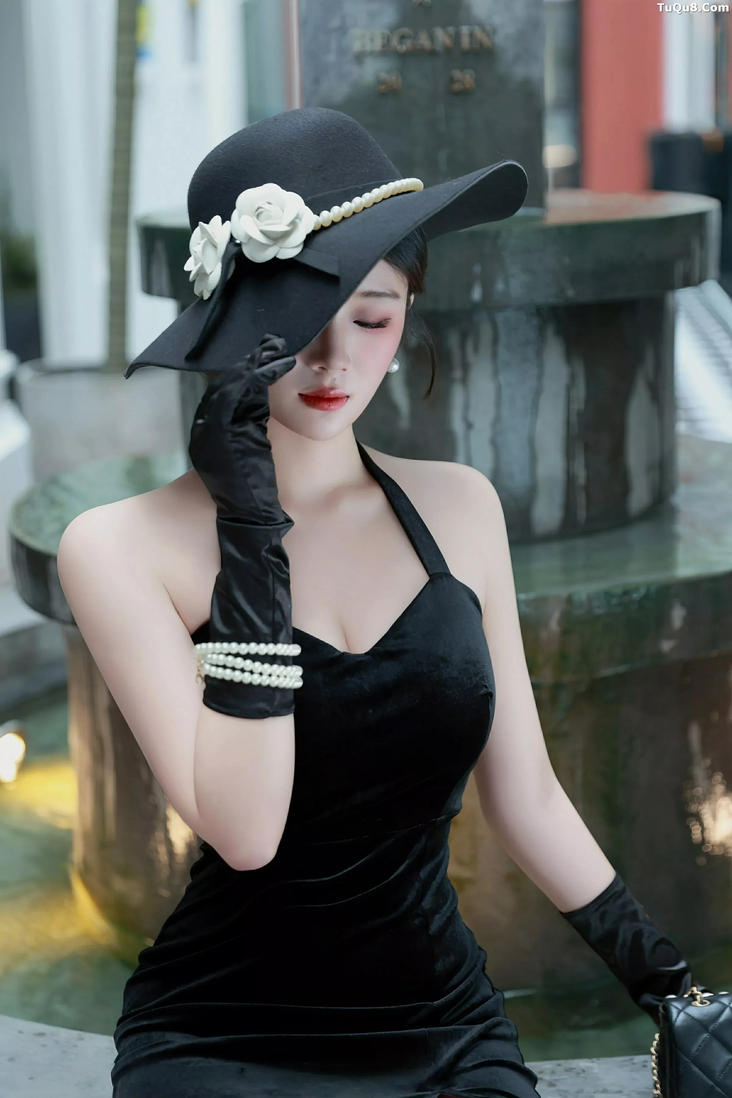 [XiuRen秀人网] 2025.07.04 No.10509 南乔 黑色连衣裙 [89P] NO.3