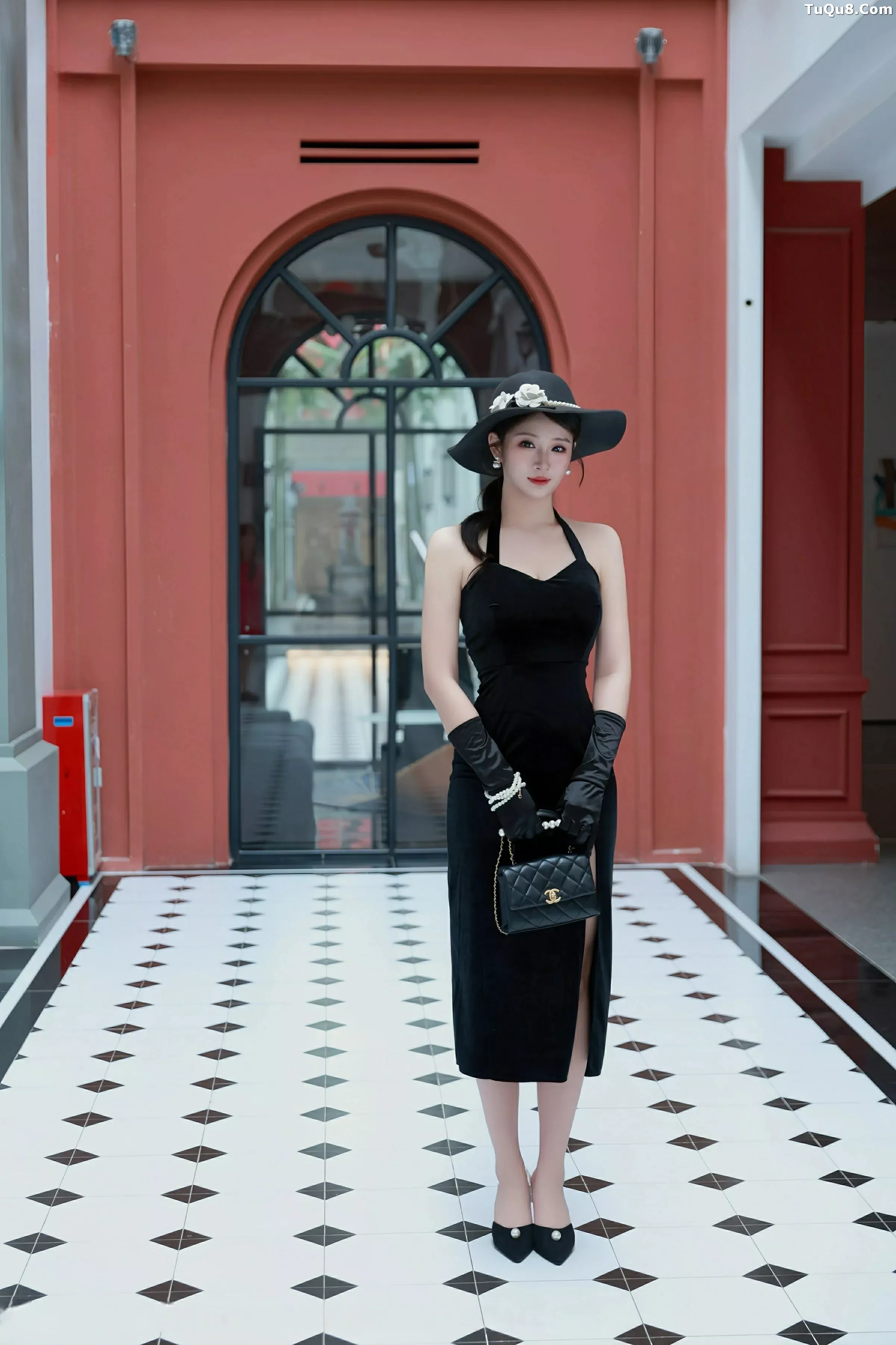 [XiuRen秀人网] 2025.07.04 No.10509 南乔 黑色连衣裙 [89P] NO.4