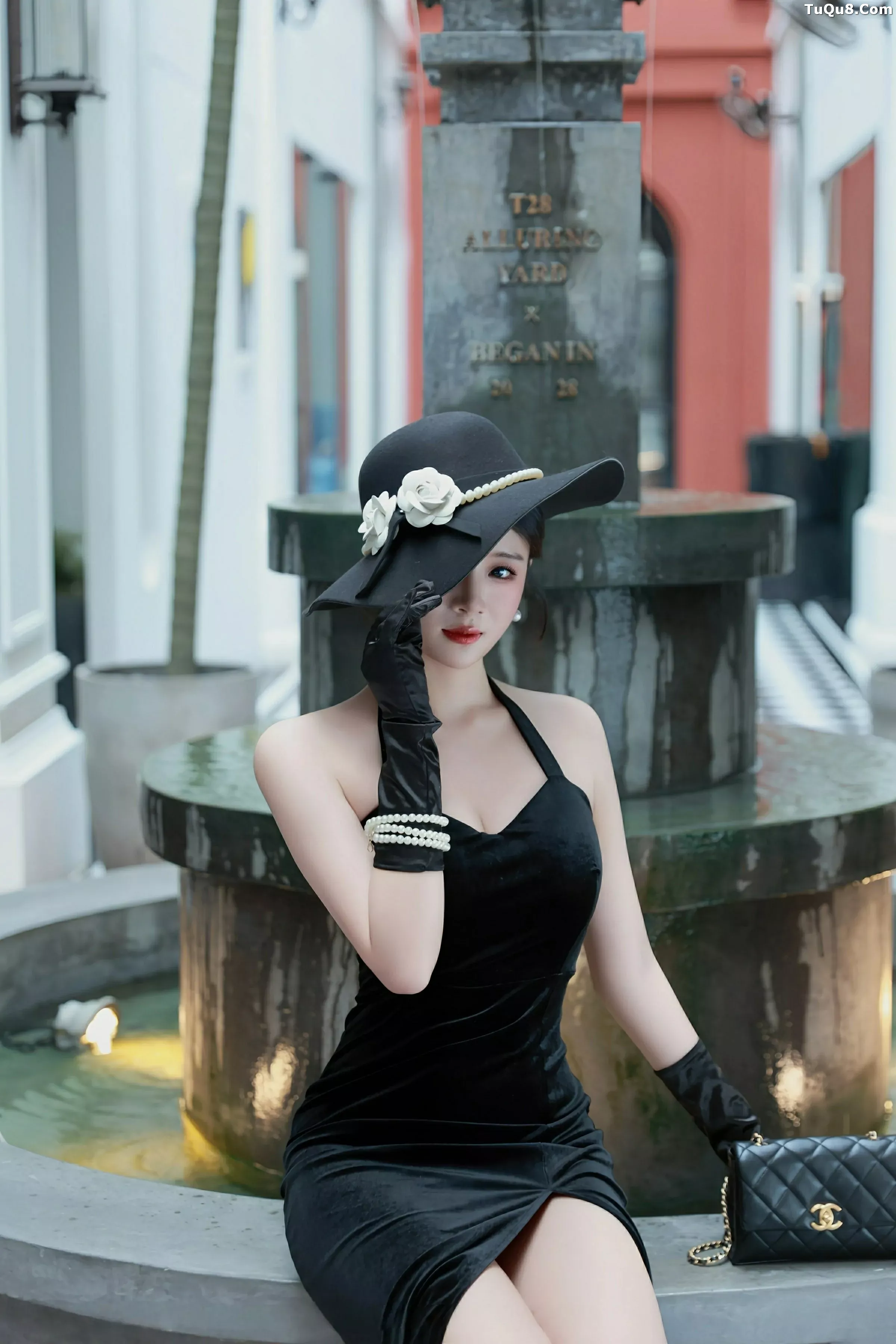 [XiuRen秀人网] 2025.07.04 No.10509 南乔 黑色连衣裙 [89P] NO.5