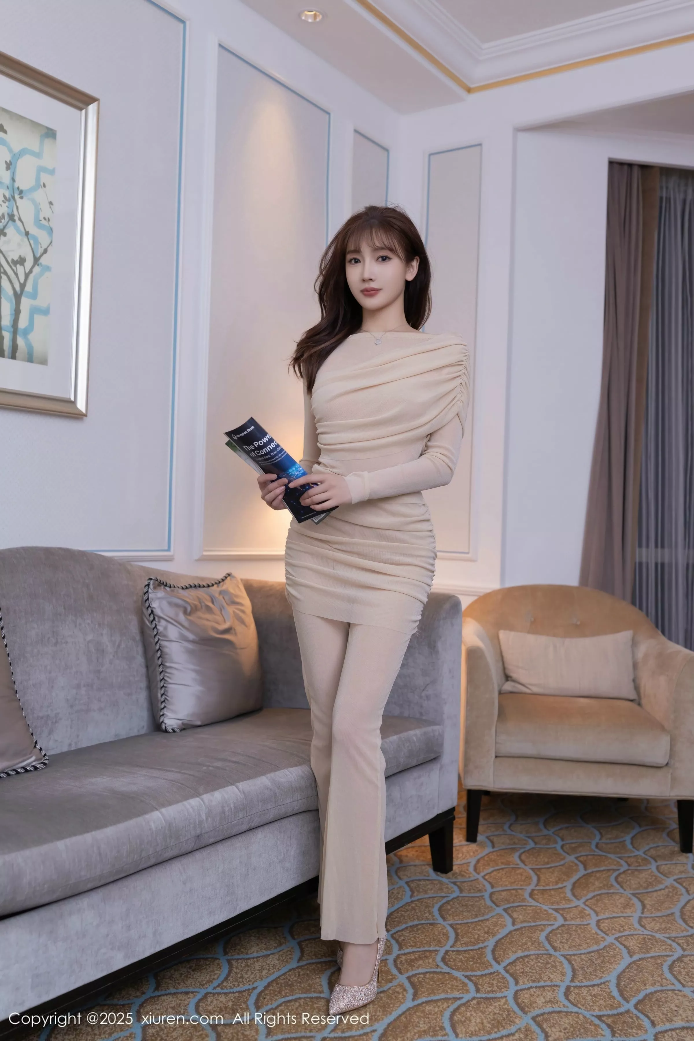 [XiuRen秀人网] 2025.06.19 No.10436 陆萱萱 白色情趣 [80P] NO.2