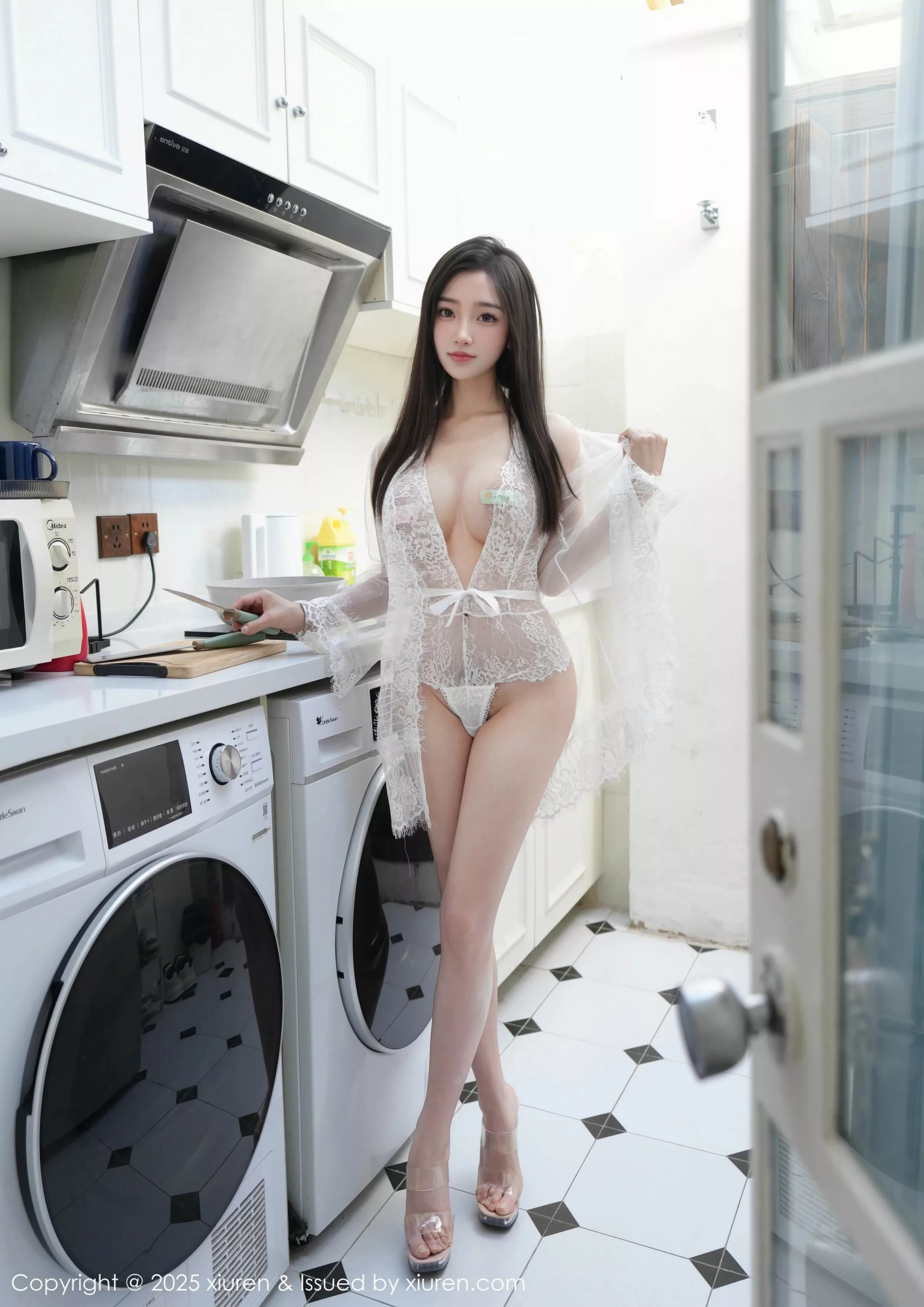 [XiuRen秀人网] 2025.07.09 No.10525 Annie_baby 白色蕾丝 [81P] NO.8