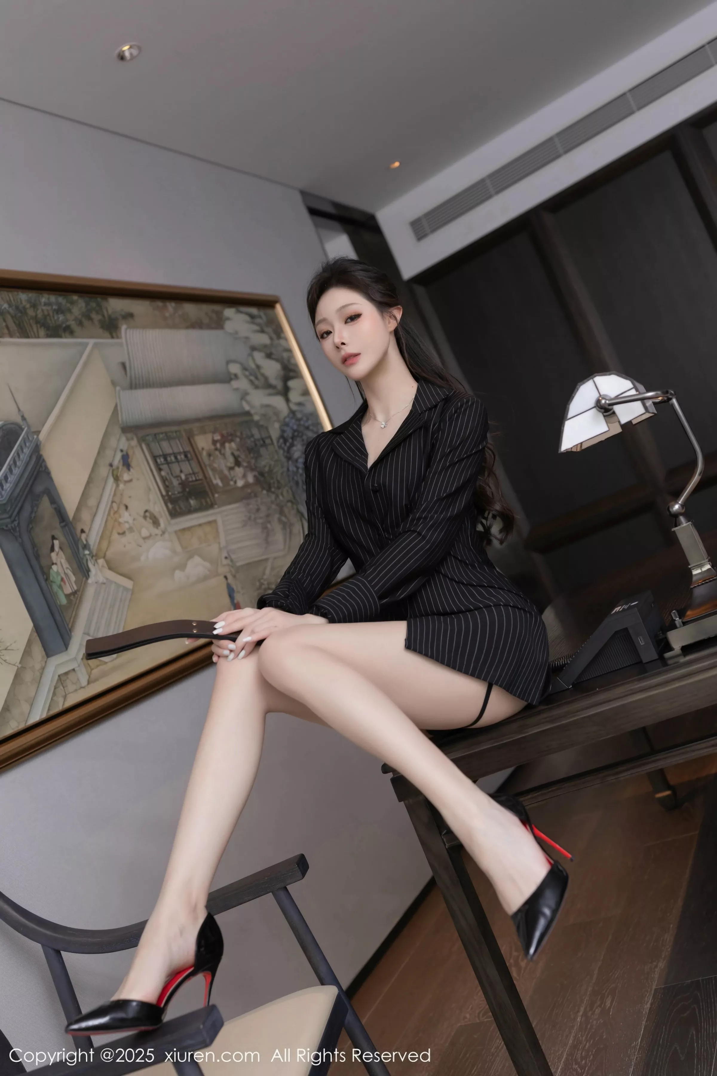 [XiuRen秀人网] 2025.06.20 No.10446 小逗逗 黑色薄纱 [79P] NO.7