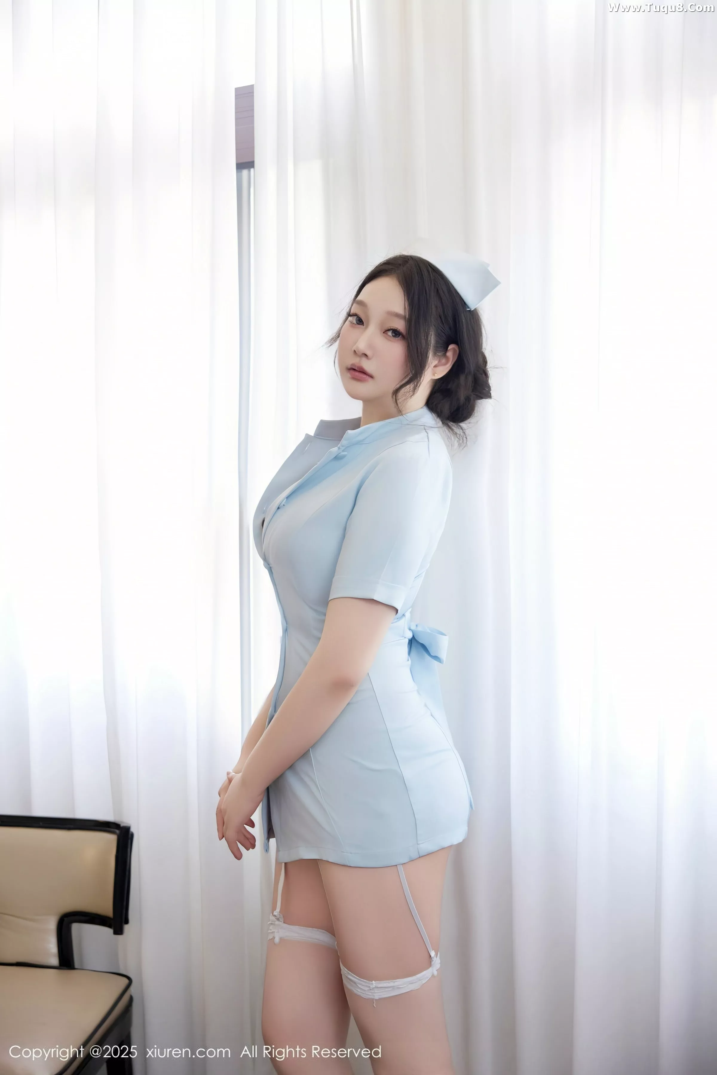 [XiuRen秀人网] 2025.07.16 No.10551 Ada月月 蓝色护士 [68P] NO.9