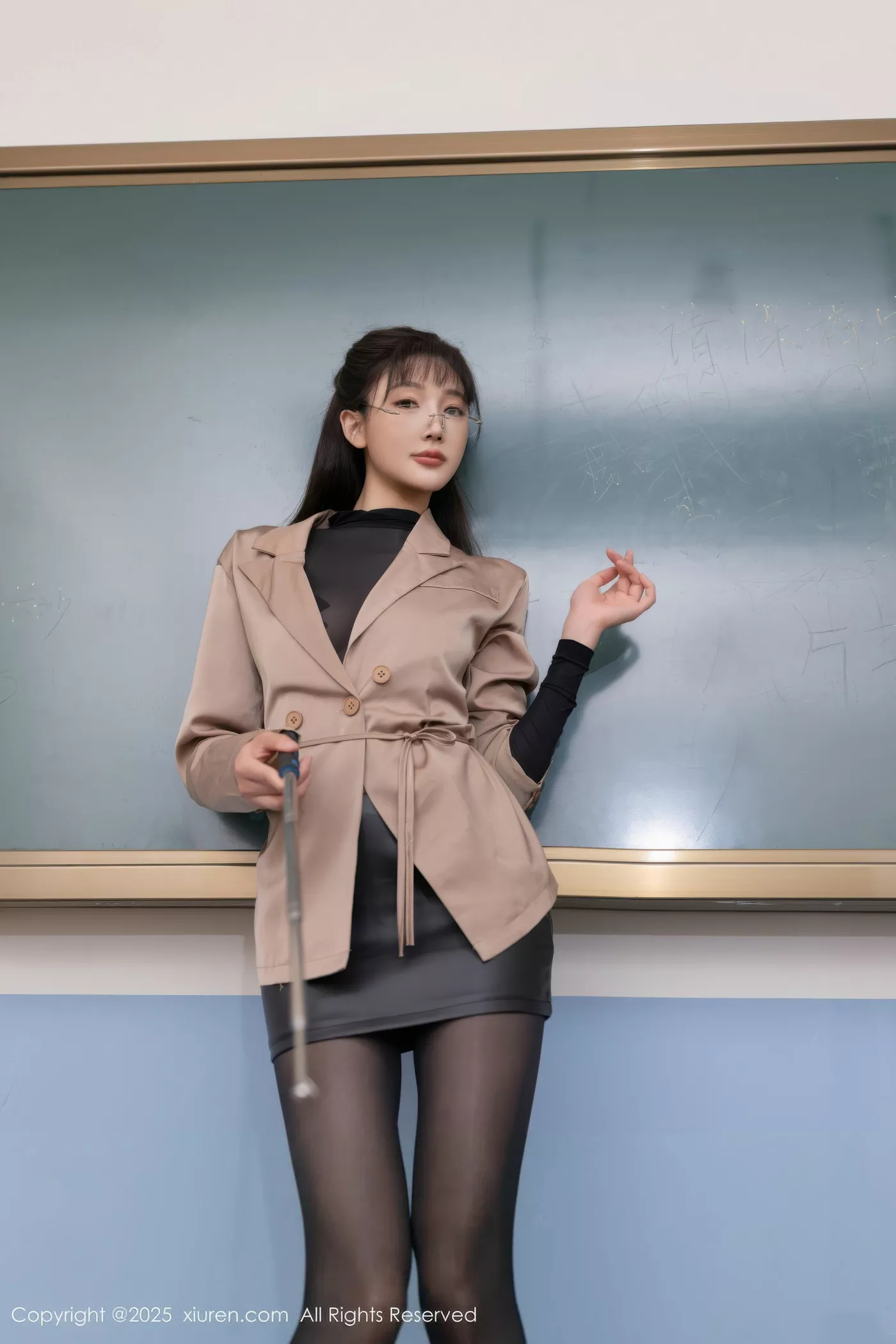 [XiuRen秀人网] 2025.07.17 No.10558 陆萱萱 黑色连体 [80P] NO.9