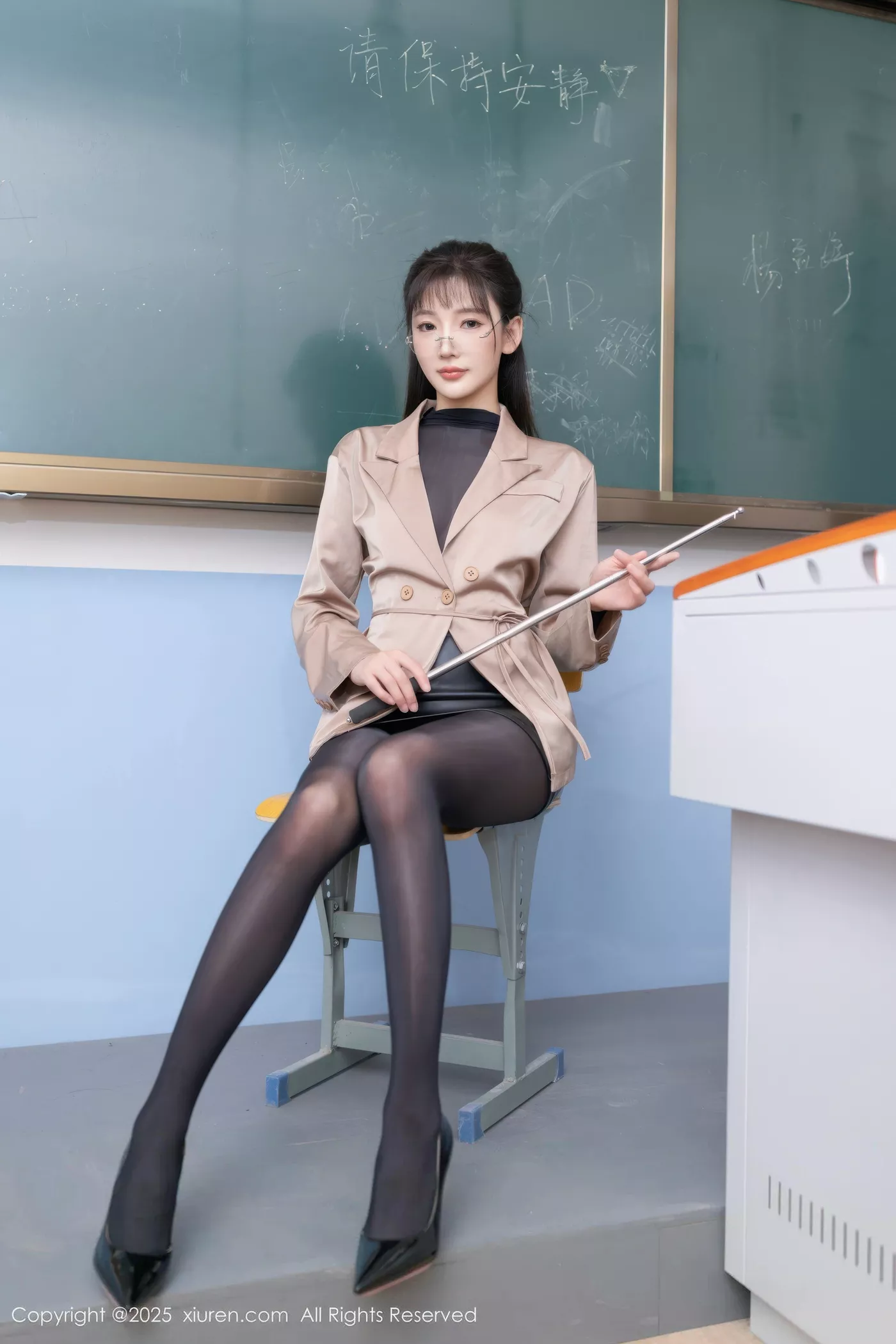 [XiuRen秀人网] 2025.07.17 No.10558 陆萱萱 黑色连体 [80P] NO.12