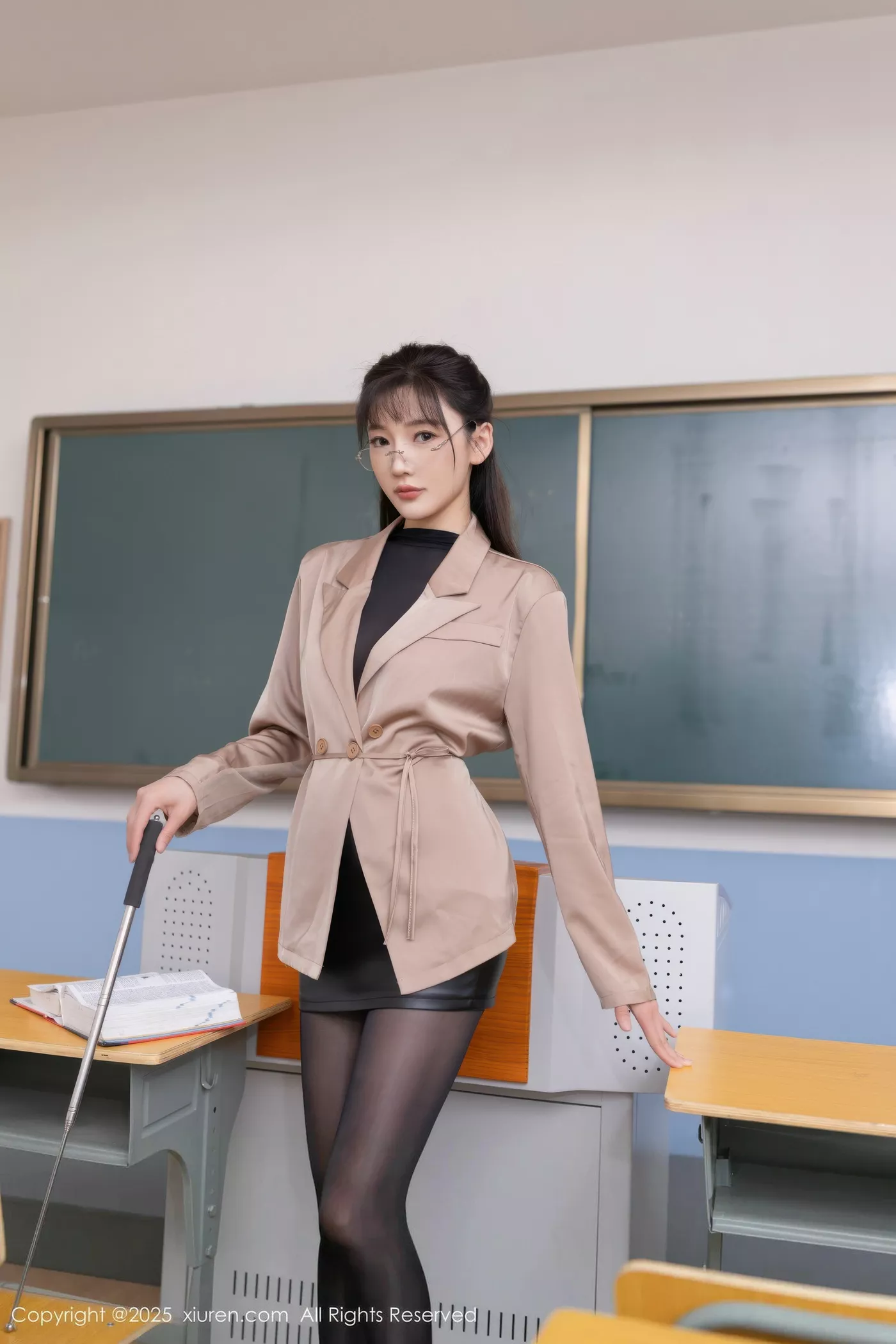 [XiuRen秀人网] 2025.07.17 No.10558 陆萱萱 黑色连体 [80P] NO.2