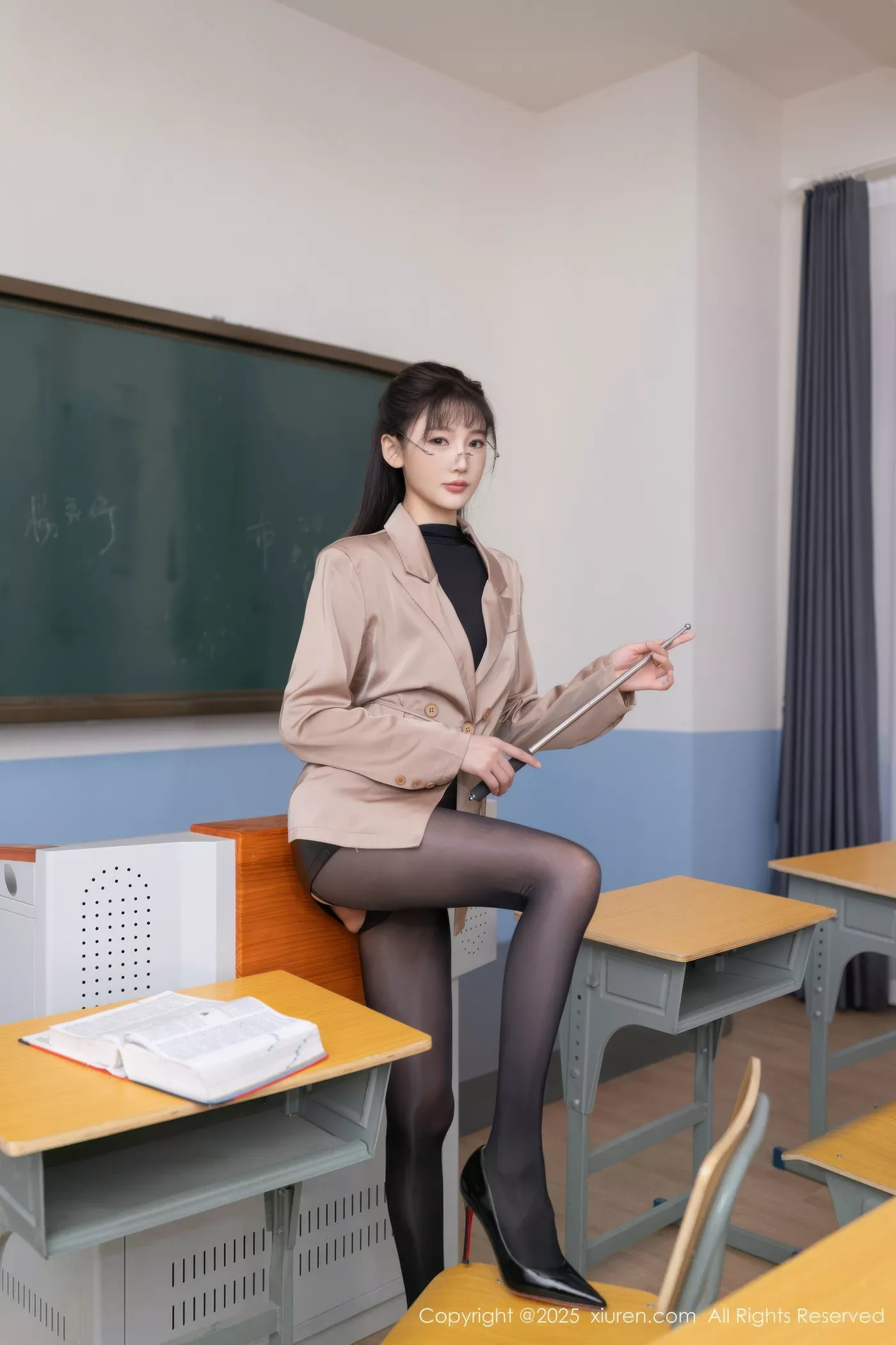 [XiuRen秀人网] 2025.07.17 No.10558 陆萱萱 黑色连体 [80P] NO.4